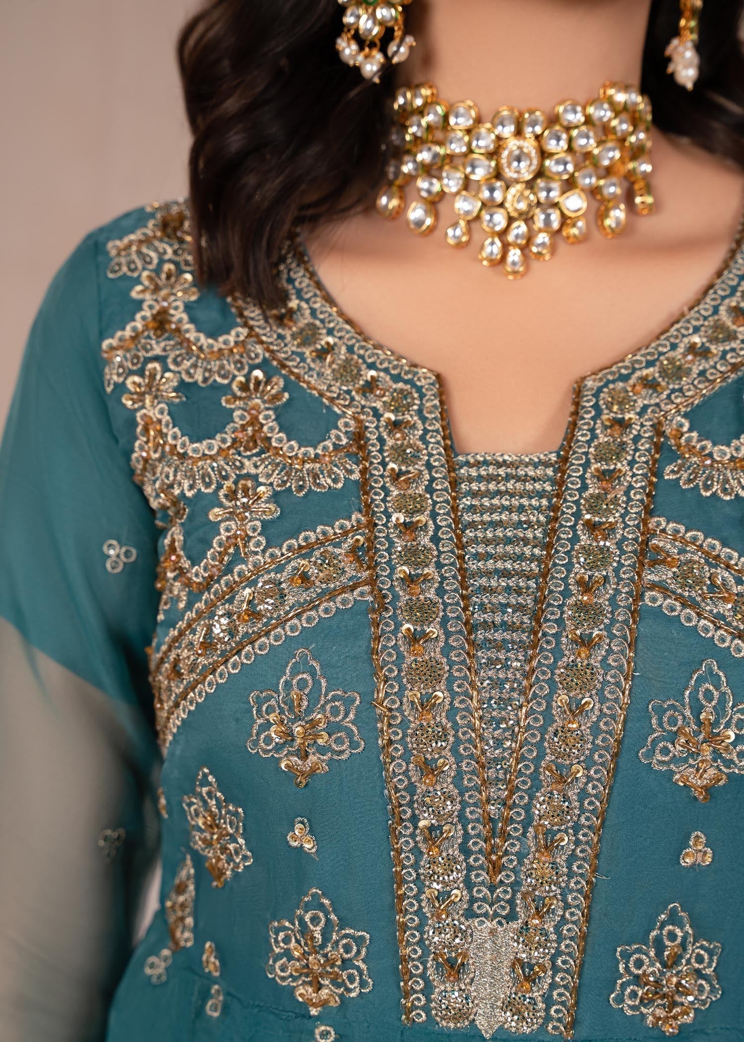 Zebaye US505(R) C Ferozi(SB) Women 3pcs