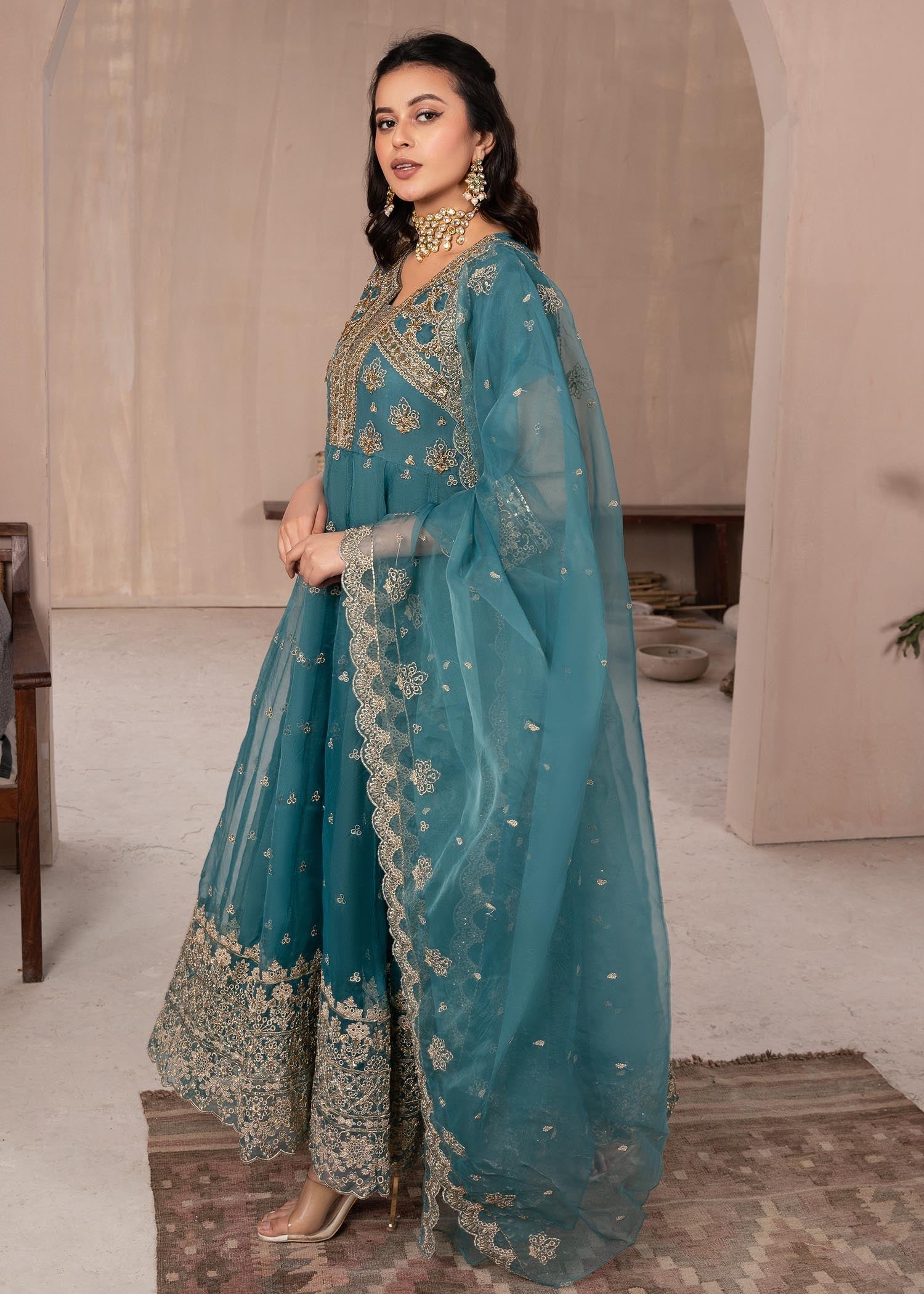 Zebaye US505(R) C Ferozi(SB) Women 3pcs