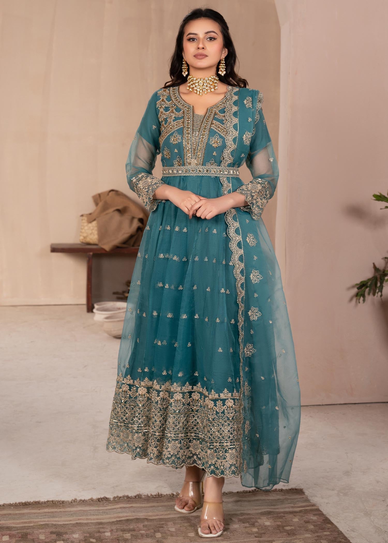 Zebaye US505(R) C Ferozi(SB) Women 3pcs