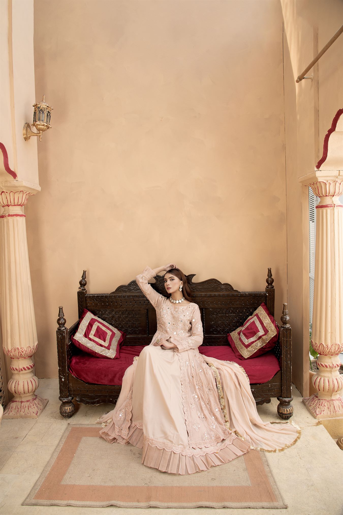 Manahils B 006 PEACH Women 3pcs