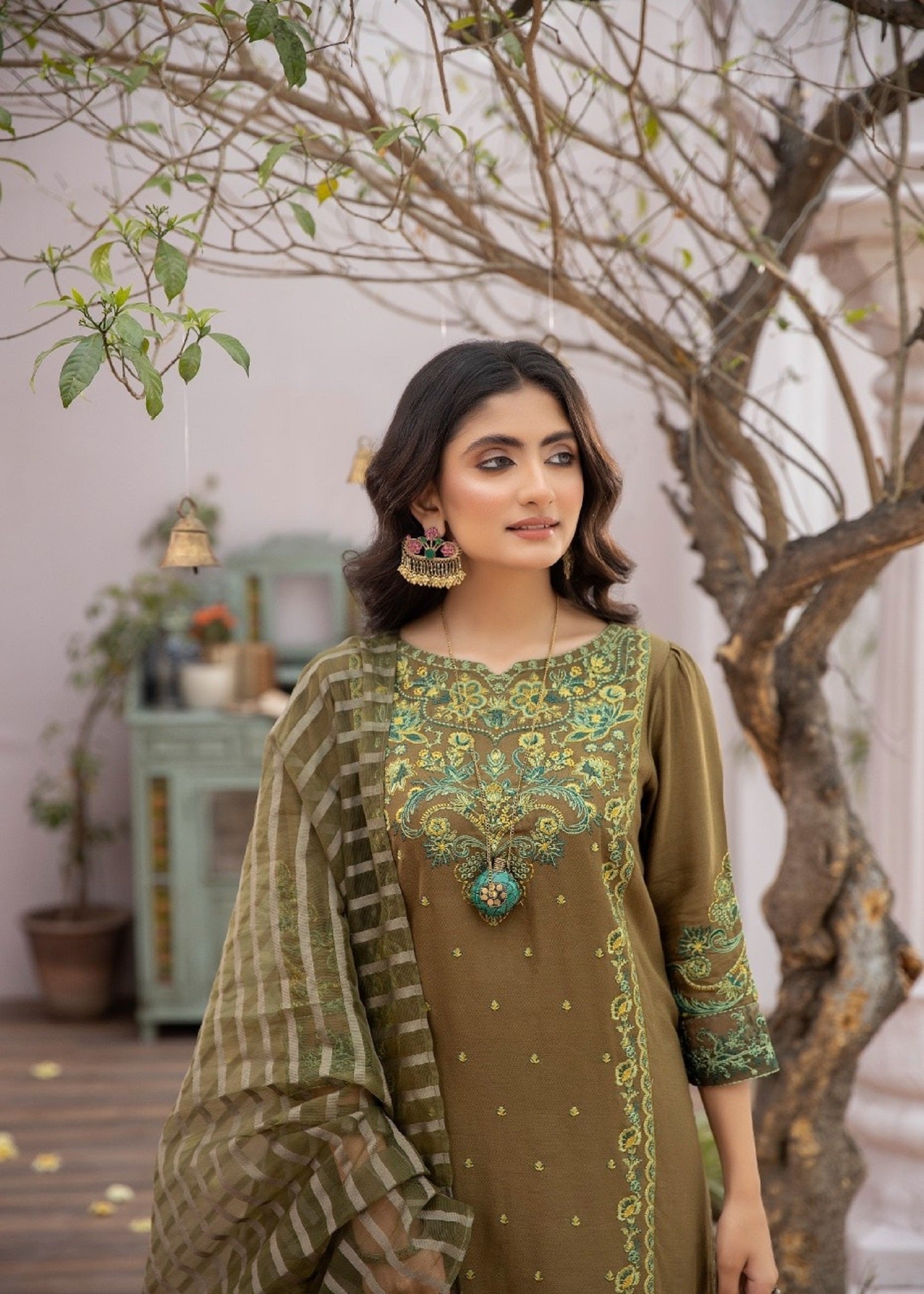 La Rosaa LE 24 12 Olive Green Women 3pcs