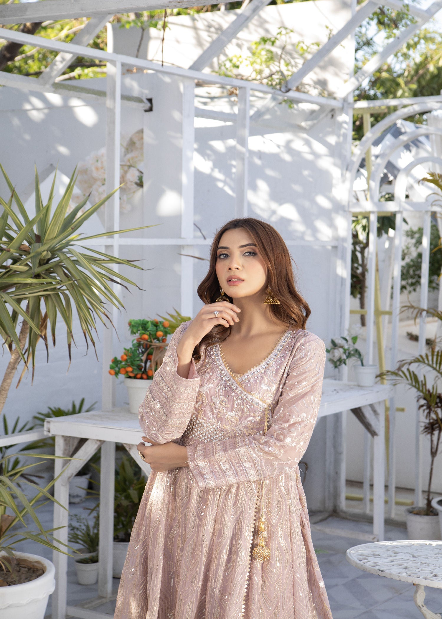 Manahils KURTI 105 LILAC Women 3pcs