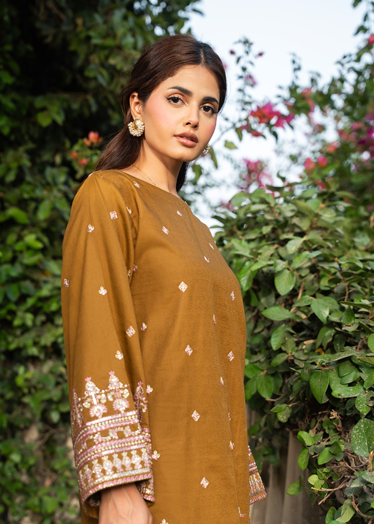 Kross Kulture Embroidered Jaquard Shirt 1611 Women 1pcs