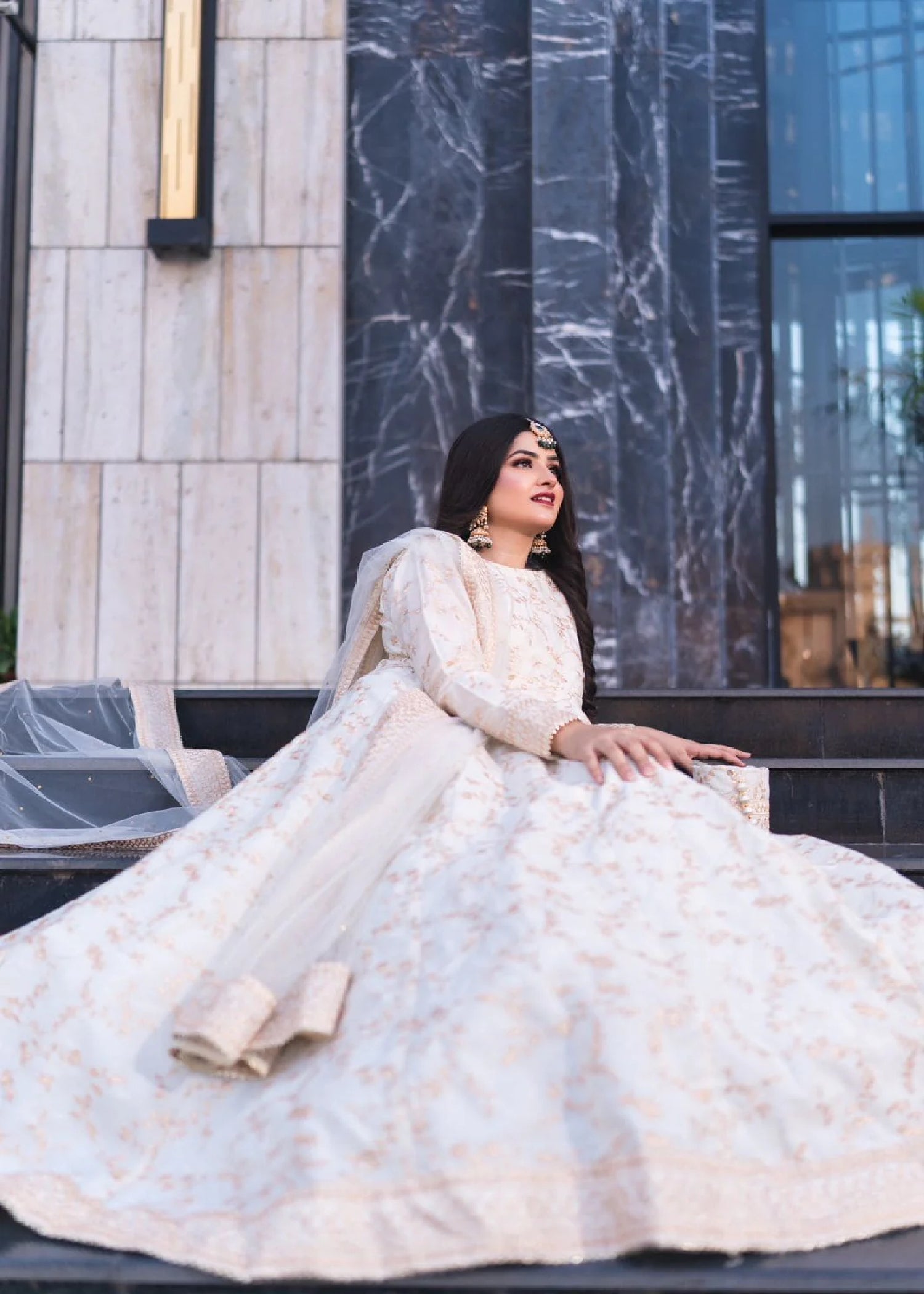 Peraan by SH Ghazal Off White Women 2pcs