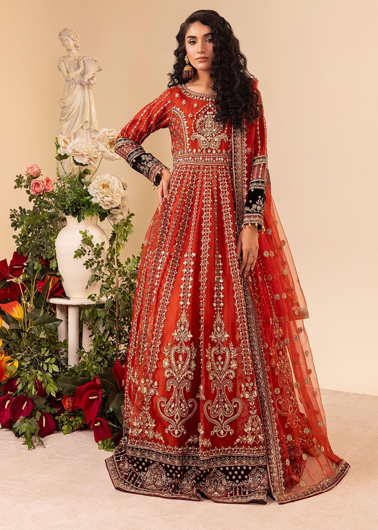 Diara Couture AMBER GLEAM DF 01 RUST Women 3pcs