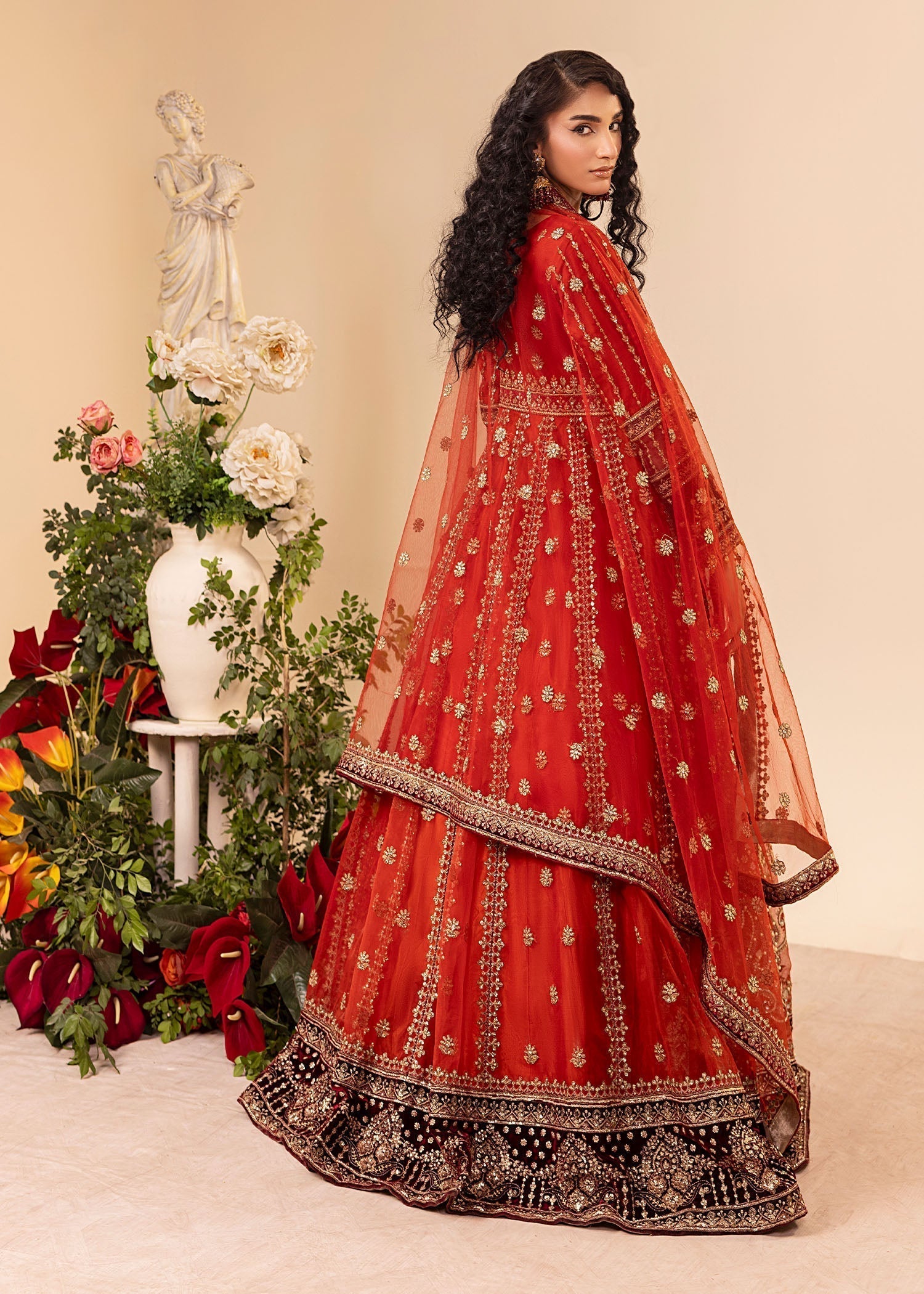 Diara Couture AMBER GLEAM DF 01 RUST Women 3pcs