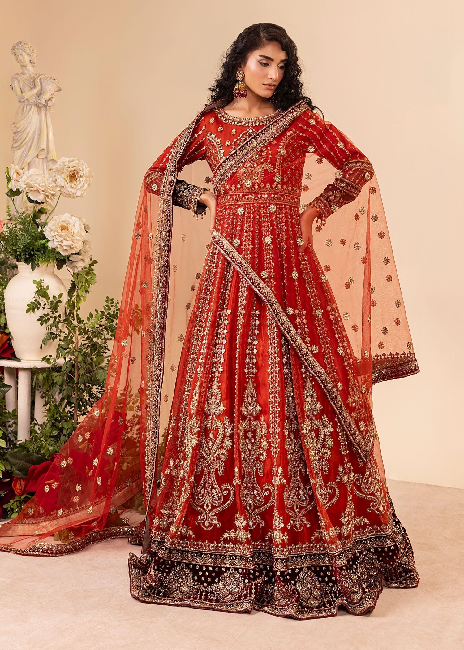 Diara Couture AMBER GLEAM DF 01 RUST Women 3pcs