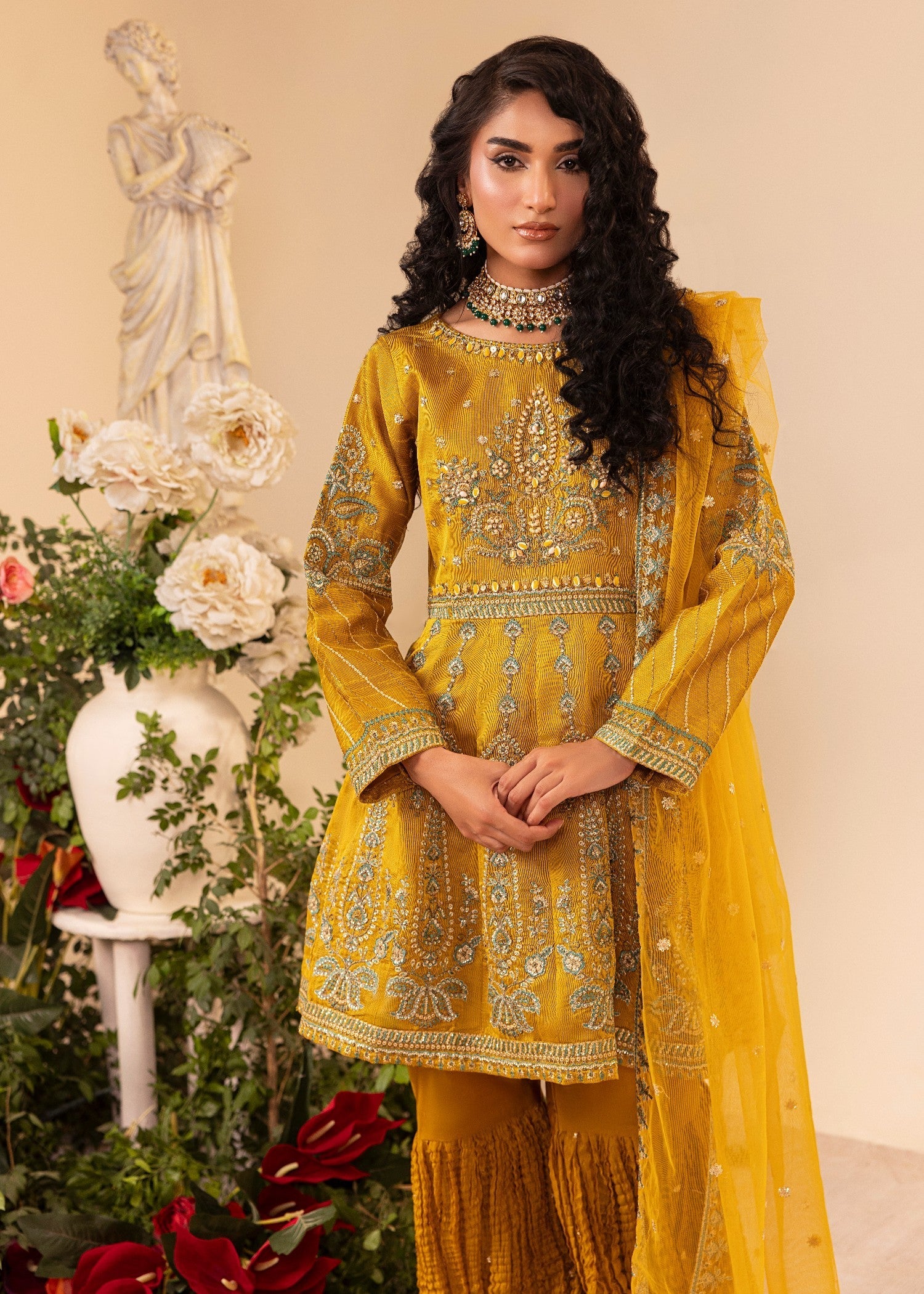 Zuri ZAYERA ZP 07 MUSTARD Women 3pcs