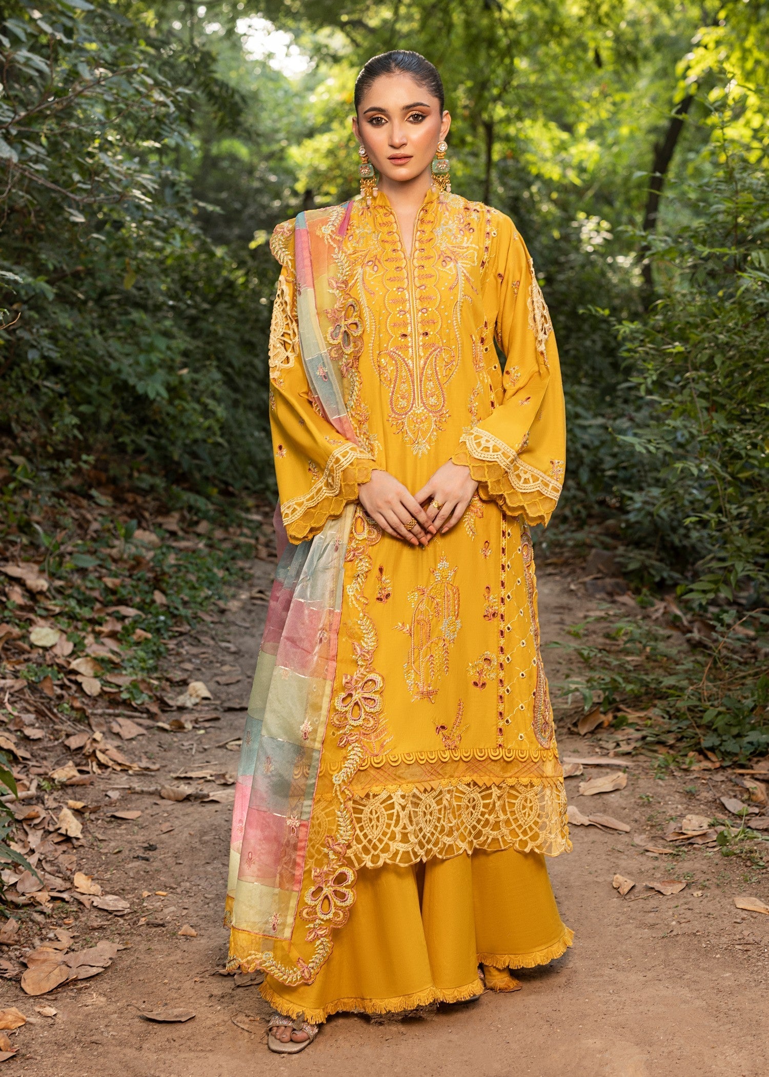 Zuri MAHEEN UN 103 MUSTARD Women 3pcs