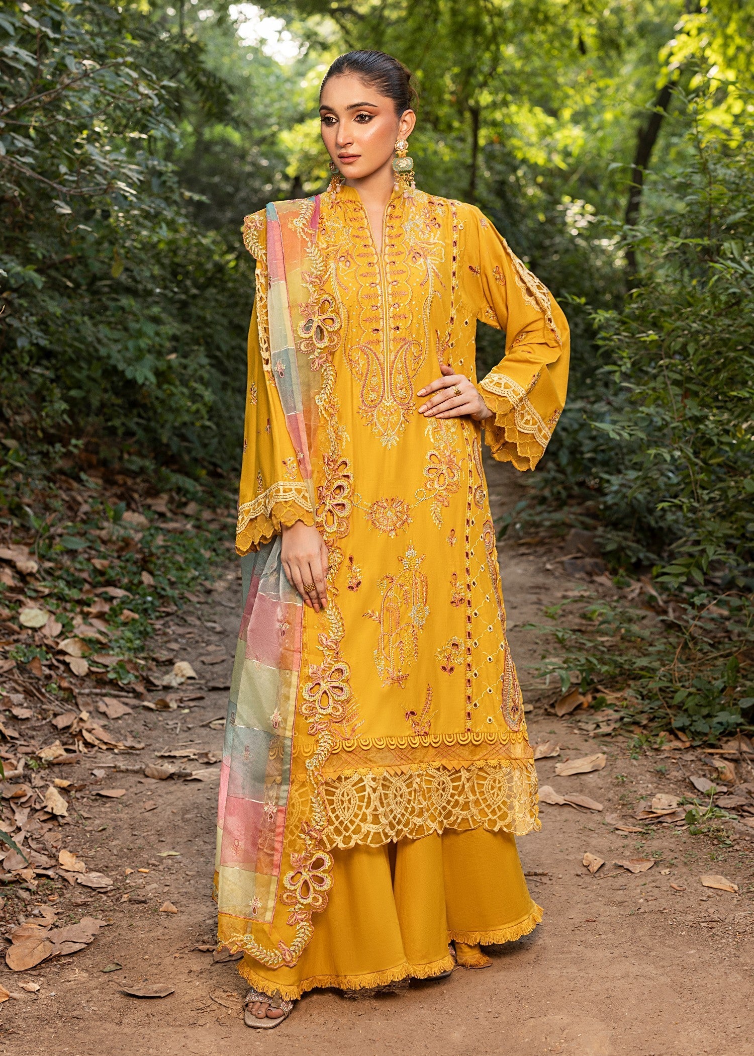 Zuri MAHEEN UN 103 MUSTARD Women 3pcs
