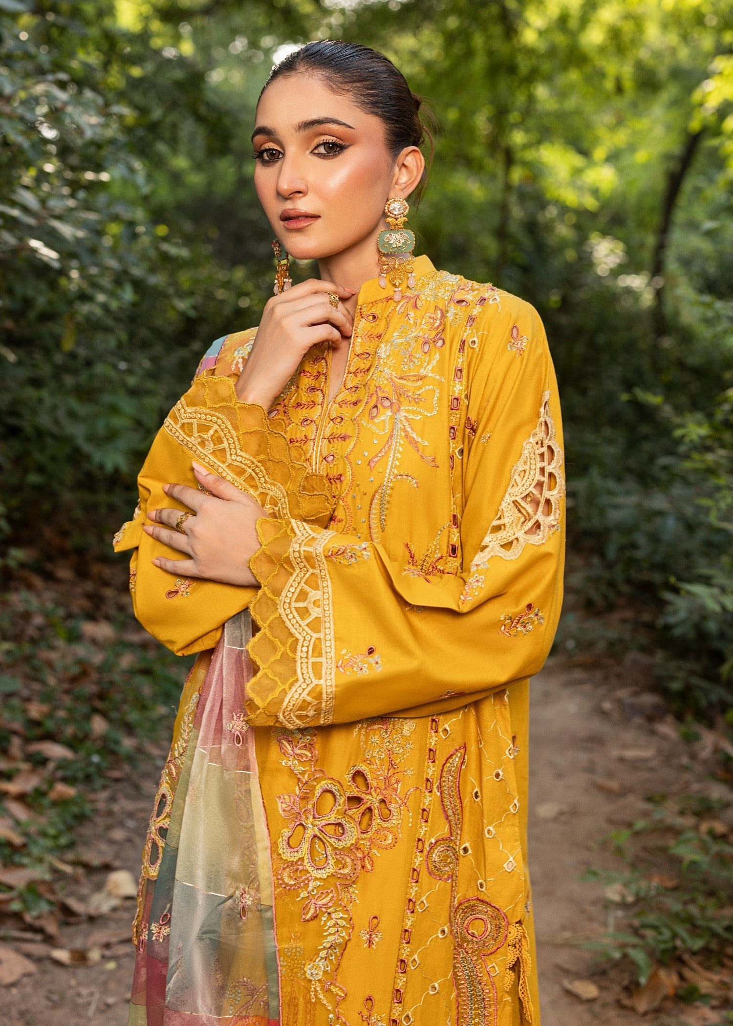 Zuri MAHEEN UN 103 MUSTARD Women 3pcs