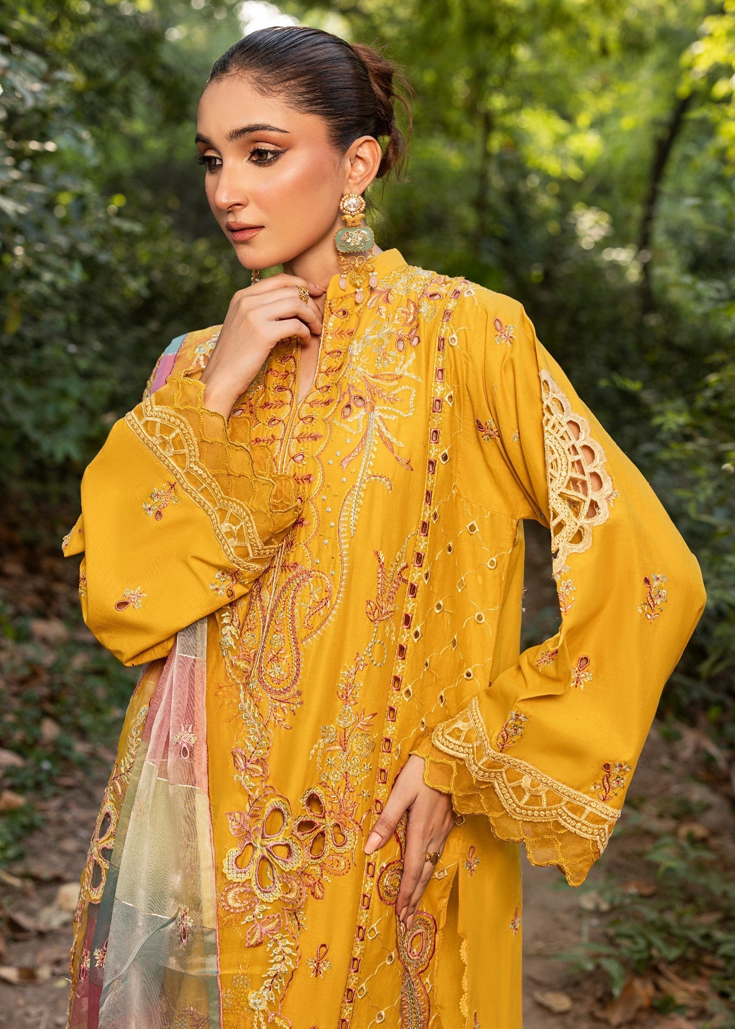 Zuri MAHEEN UN 103 MUSTARD Women 3pcs