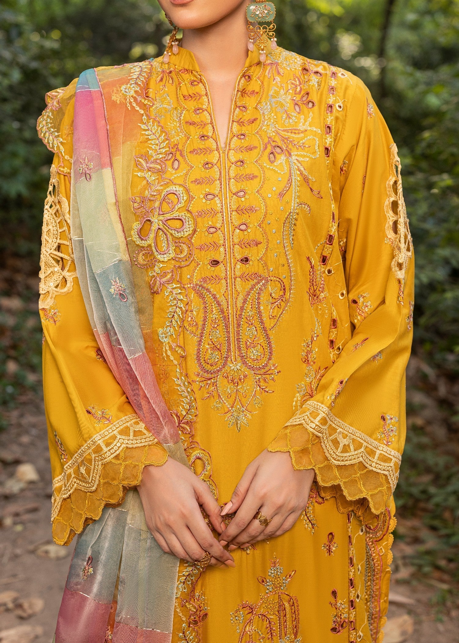 Zuri MAHEEN UN 103 MUSTARD Women 3pcs