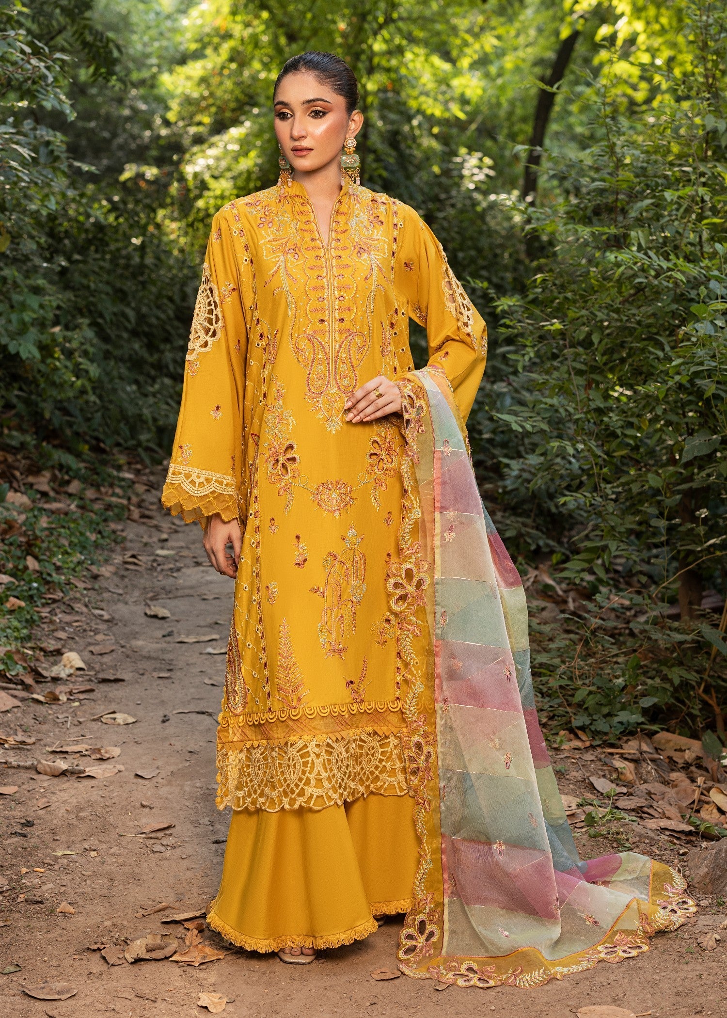 Zuri MAHEEN UN 103 MUSTARD Women 3pcs