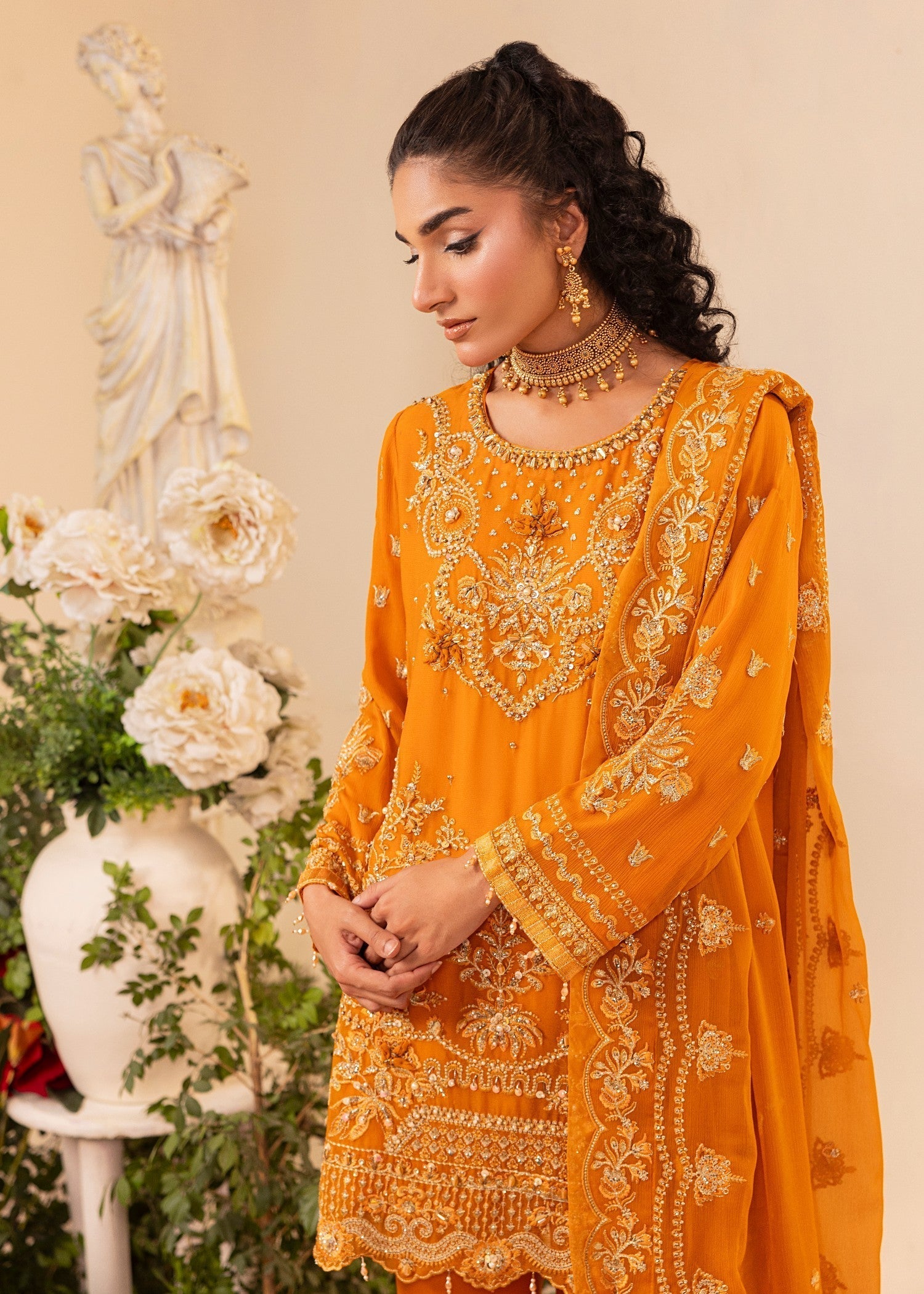 Diara Couture HALA SF 05 ORANGE Women 3pcs