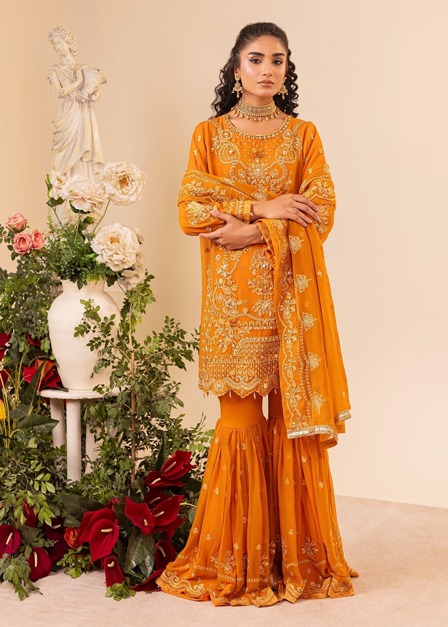 Diara Couture HALA SF 05 ORANGE Women 3pcs