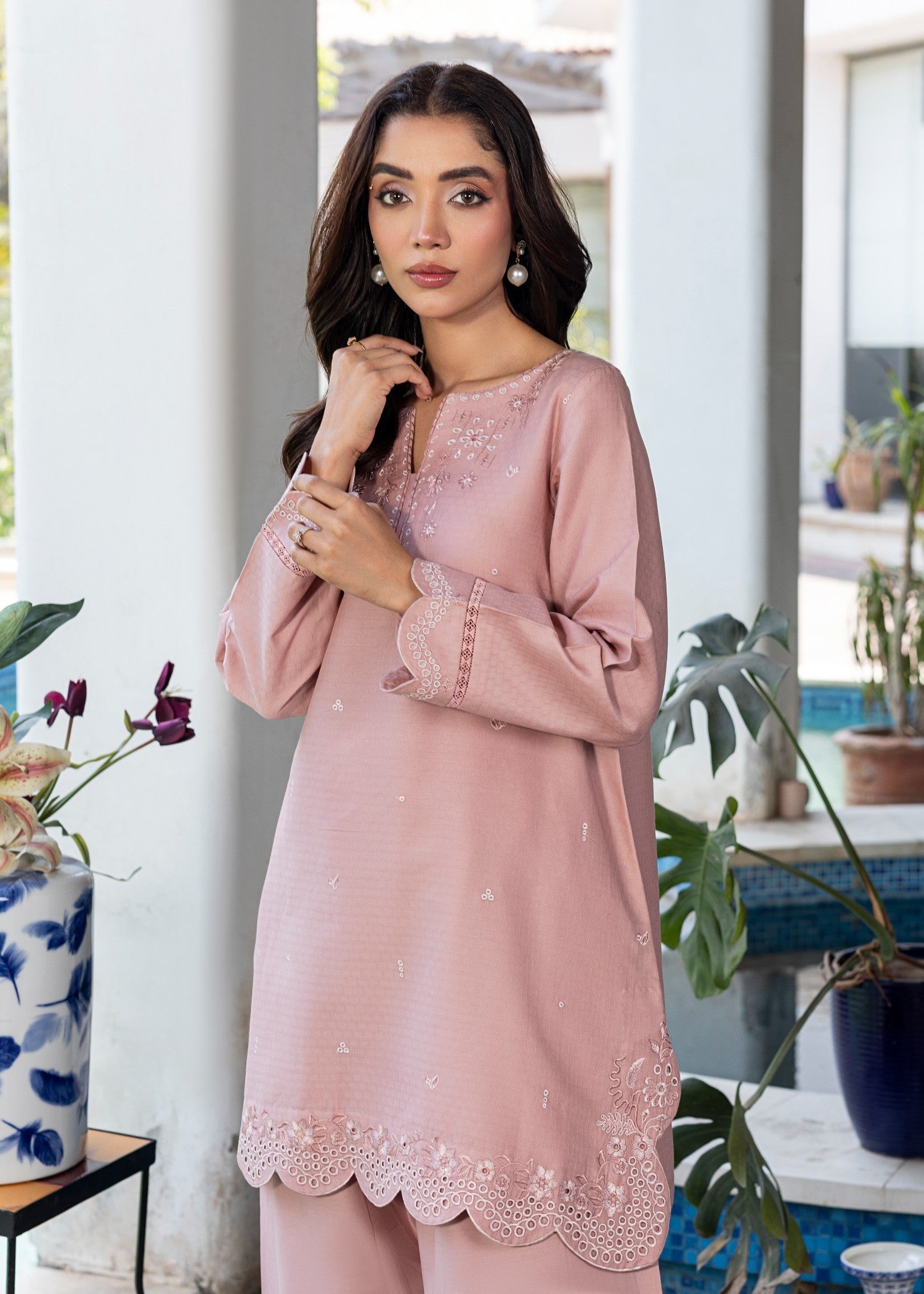 Zuri REHAAZ ZP 03 TEA PINK Women 2pcs