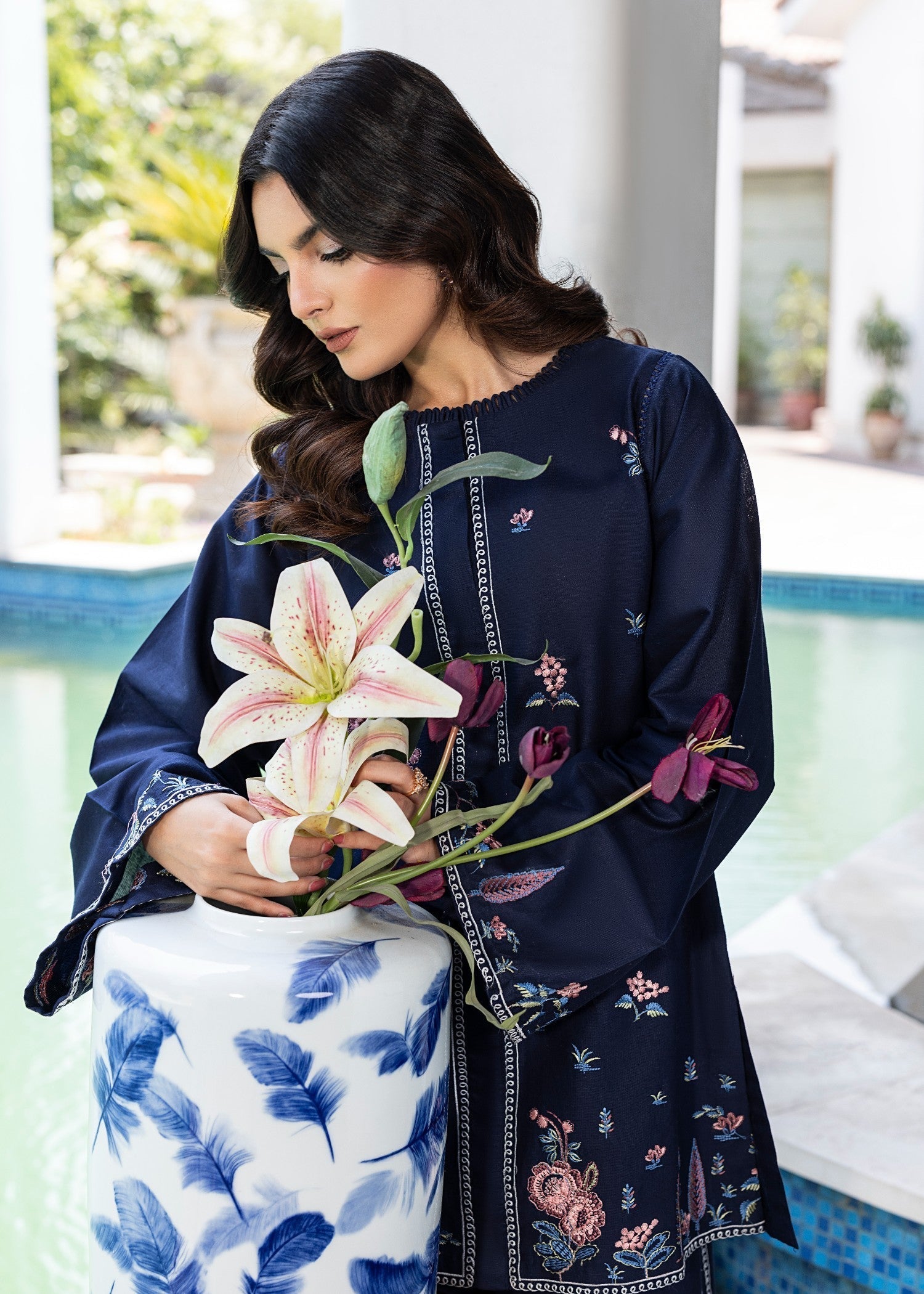 Zuri DIOR ZP 14 NAVY BLUE Women 2pcs