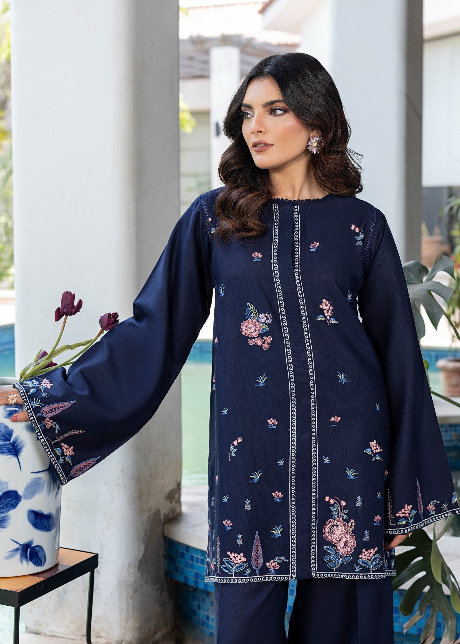 Zuri DIOR ZP 14 NAVY BLUE Women 2pcs