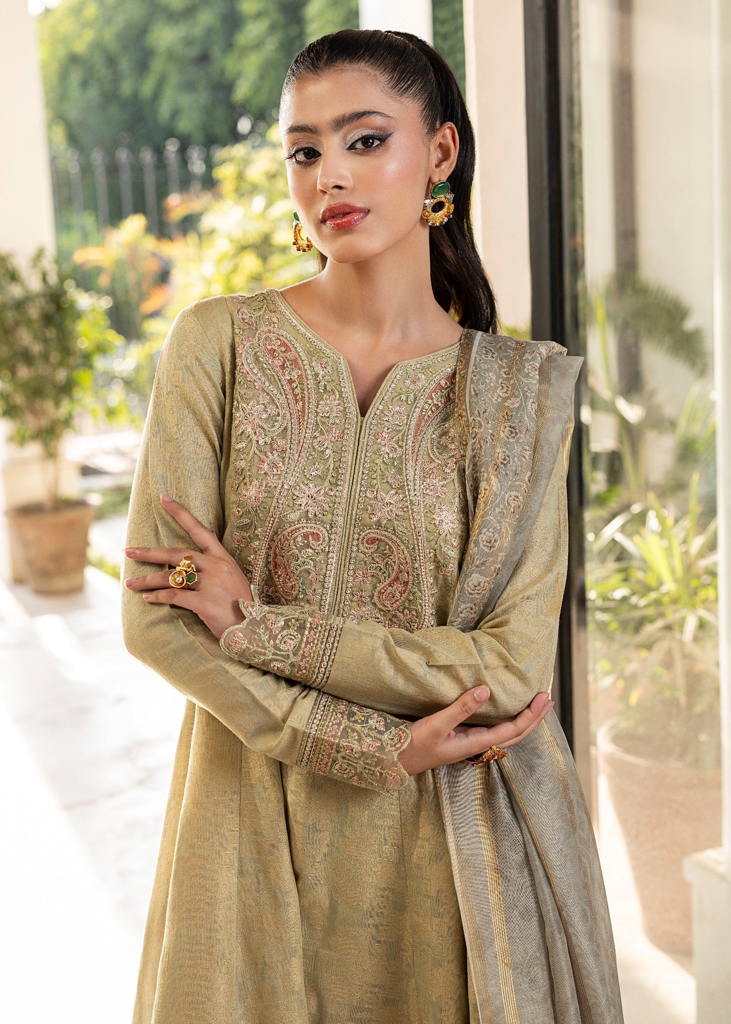 Zuri ALEEZAH ZP 27 CANARY GREEN Women 2pcs