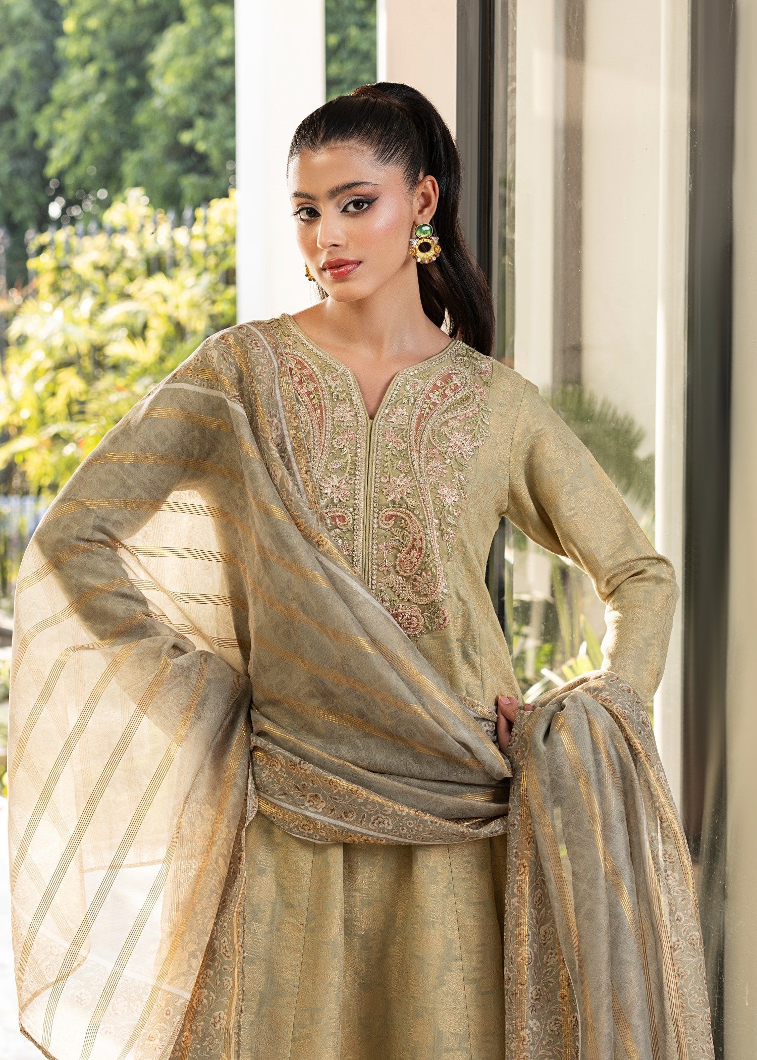 Zuri ALEEZAH ZP 27 CANARY GREEN Women 2pcs