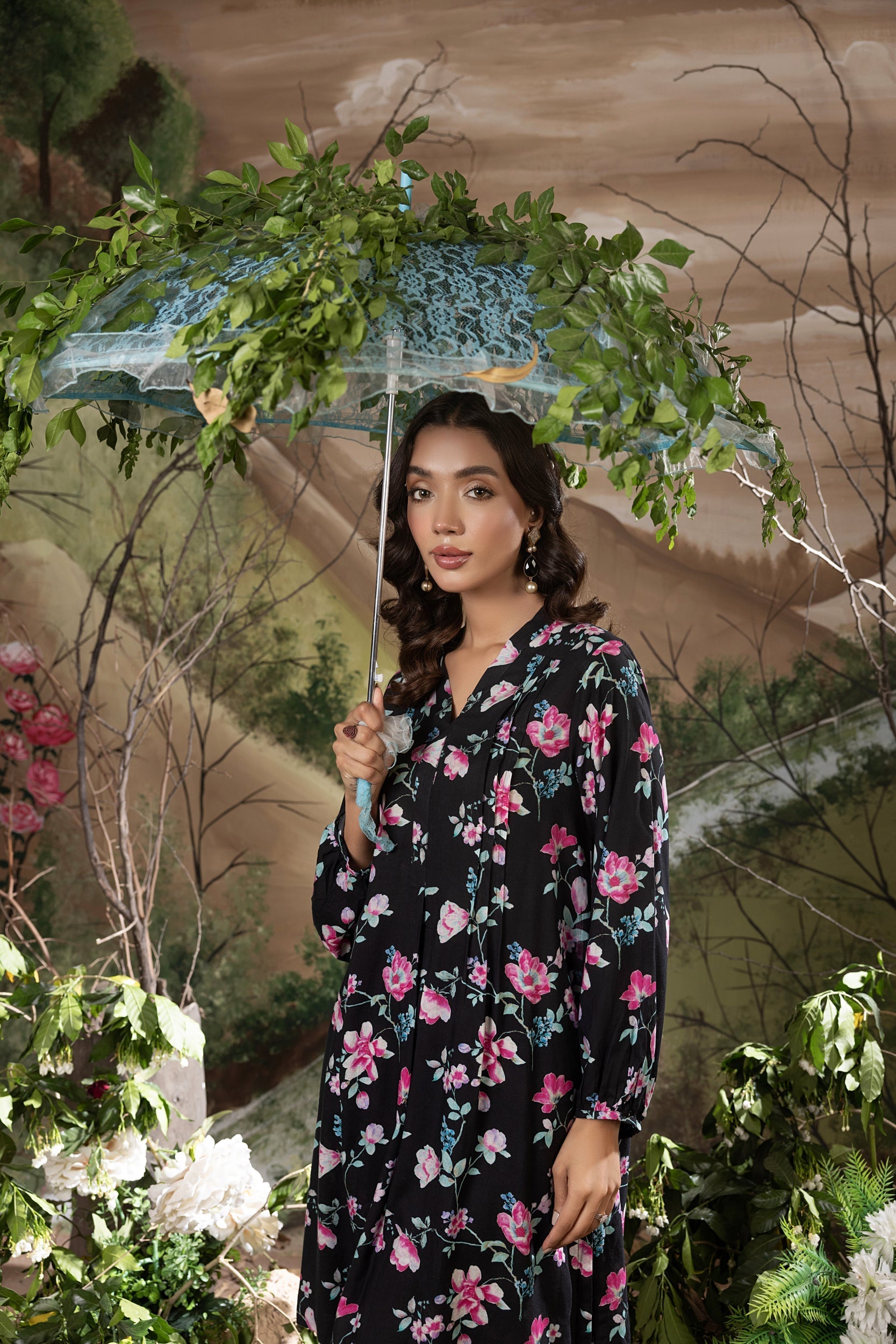 Lakhany Ready to wear Printed Cottel Shirt & Trouser Women 2pcs