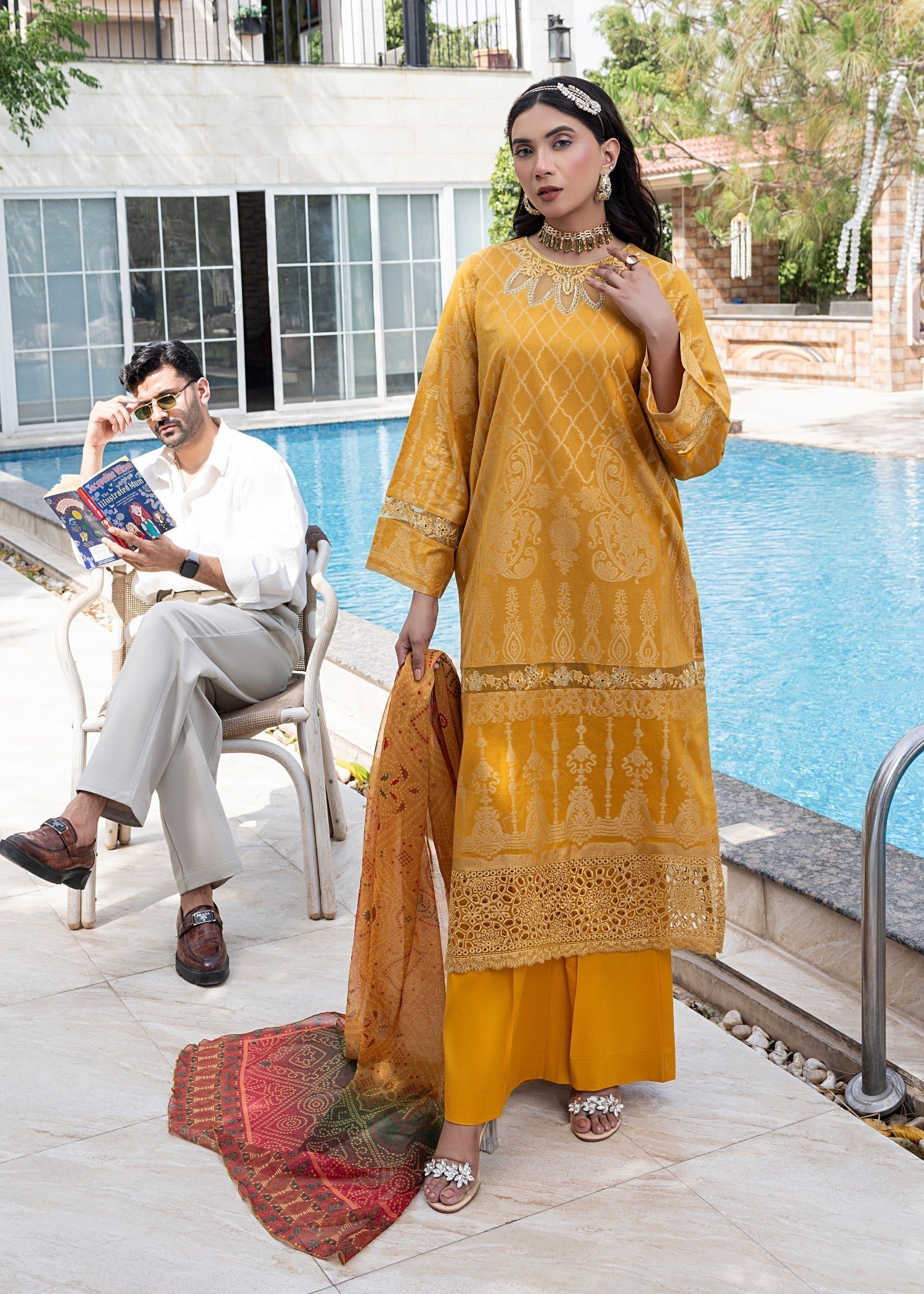 Zuri SAFINAZ JK 19 MUSTARD Women 3pcs