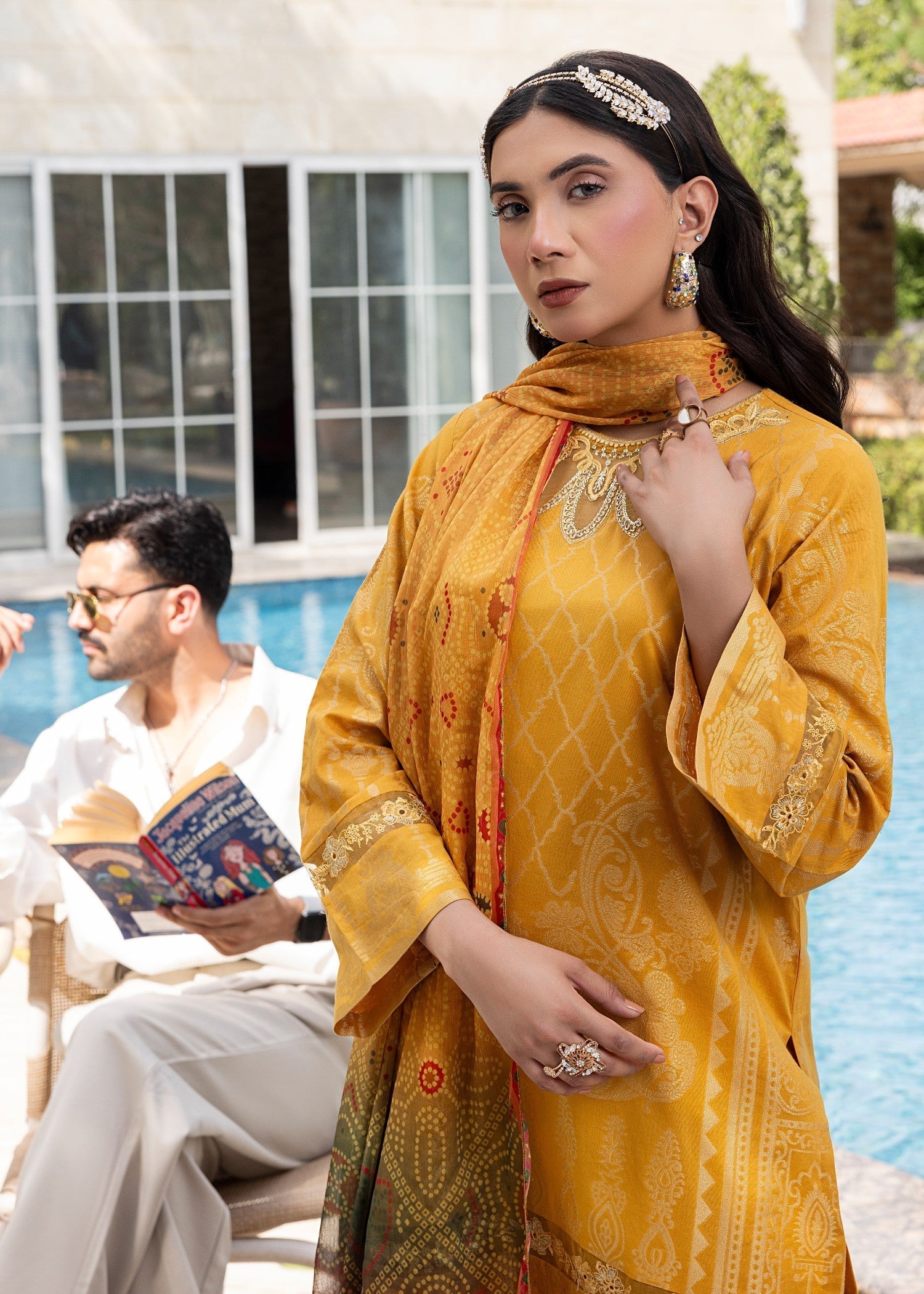 Zuri SAFINAZ JK 19 MUSTARD Women 3pcs