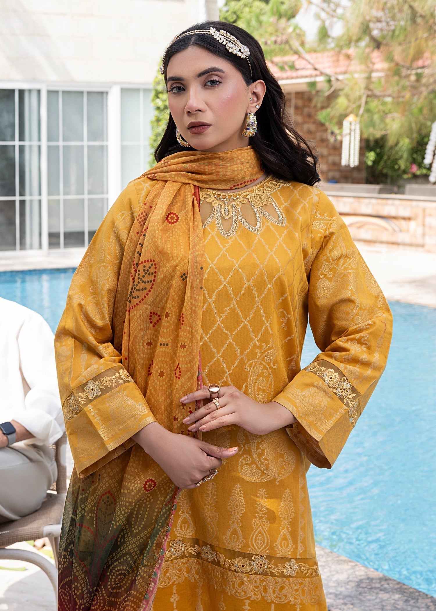 Zuri SAFINAZ JK 19 MUSTARD Women 3pcs