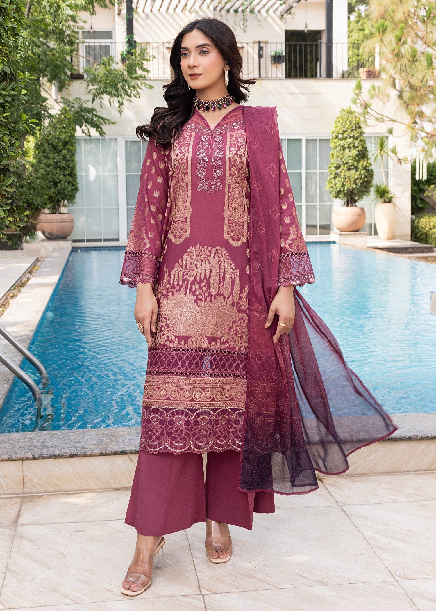 Zuri EMAAN JK 21 MAUVE Women 3pcs