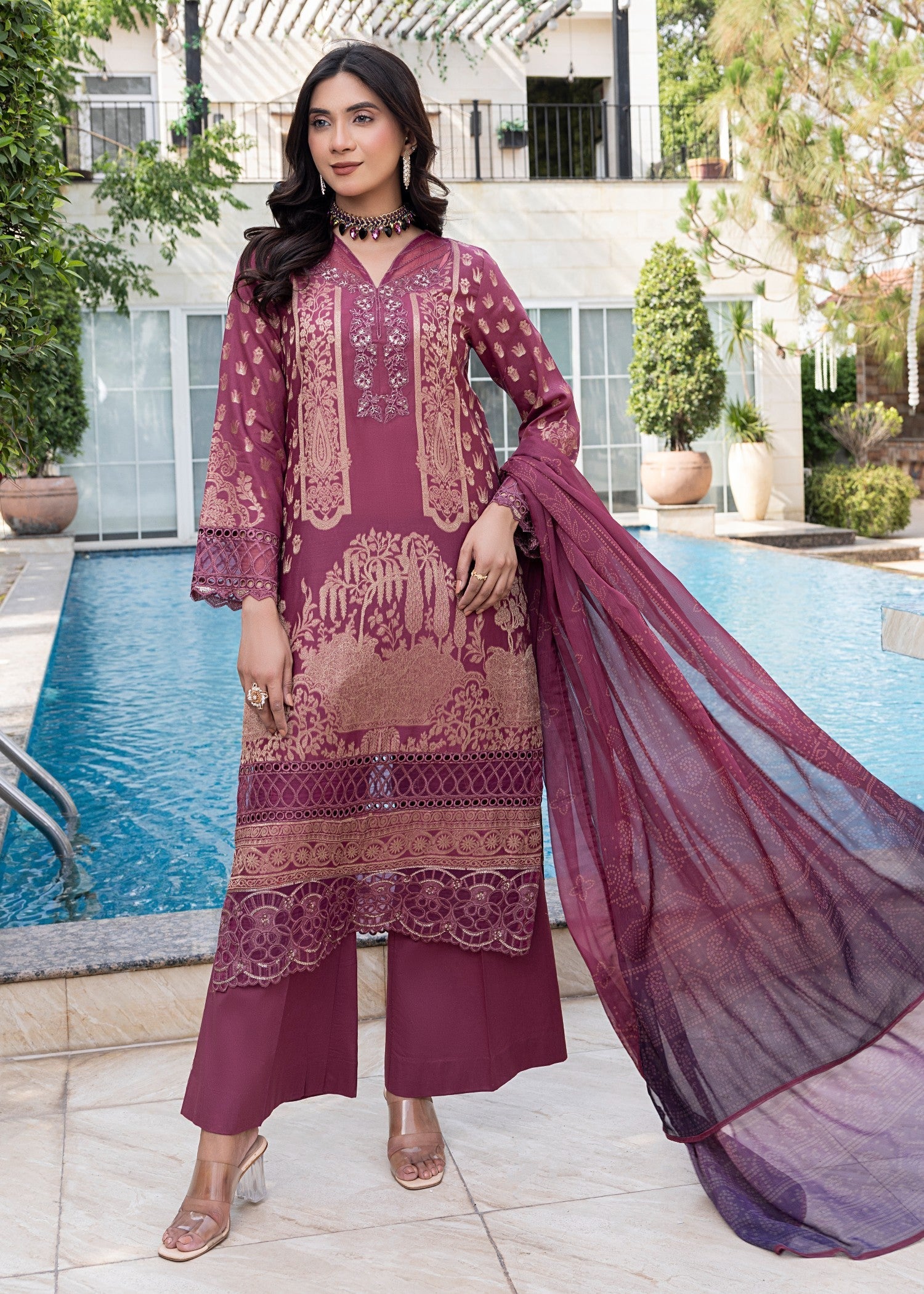 Zuri EMAAN JK 21 MAUVE Women 3pcs