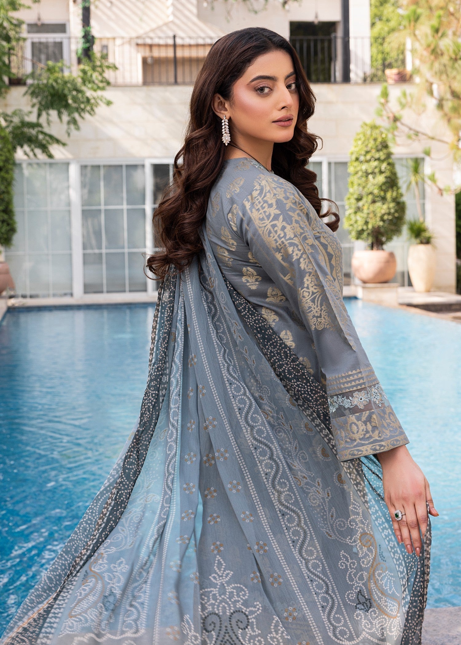 Zuri SAFINAZ JK 19 GREY Women 3pcs