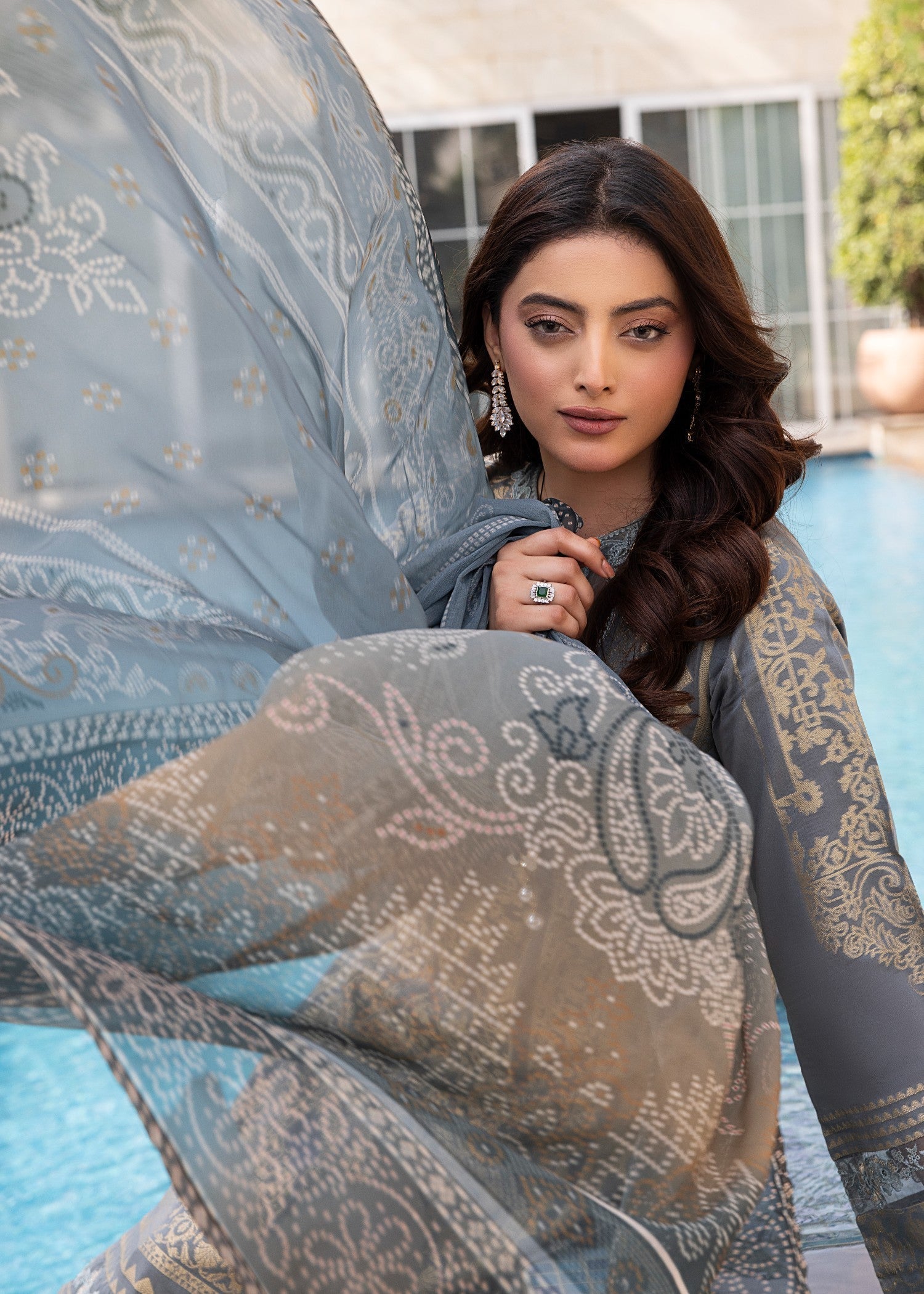 Zuri SAFINAZ JK 19 GREY Women 3pcs