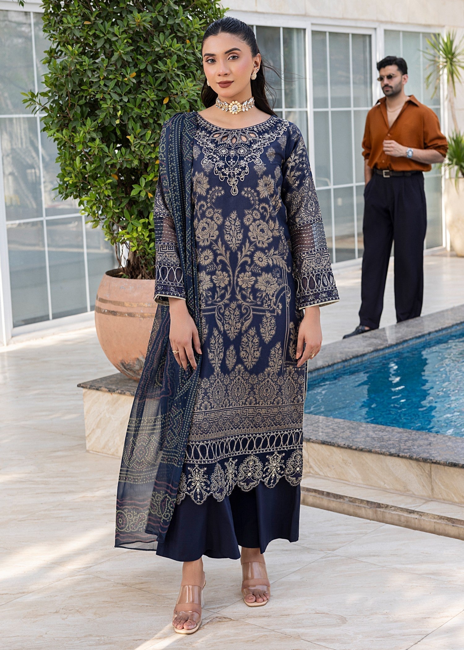 Zuri NUREH JK 17 NAVY BLUE Women 3pcs