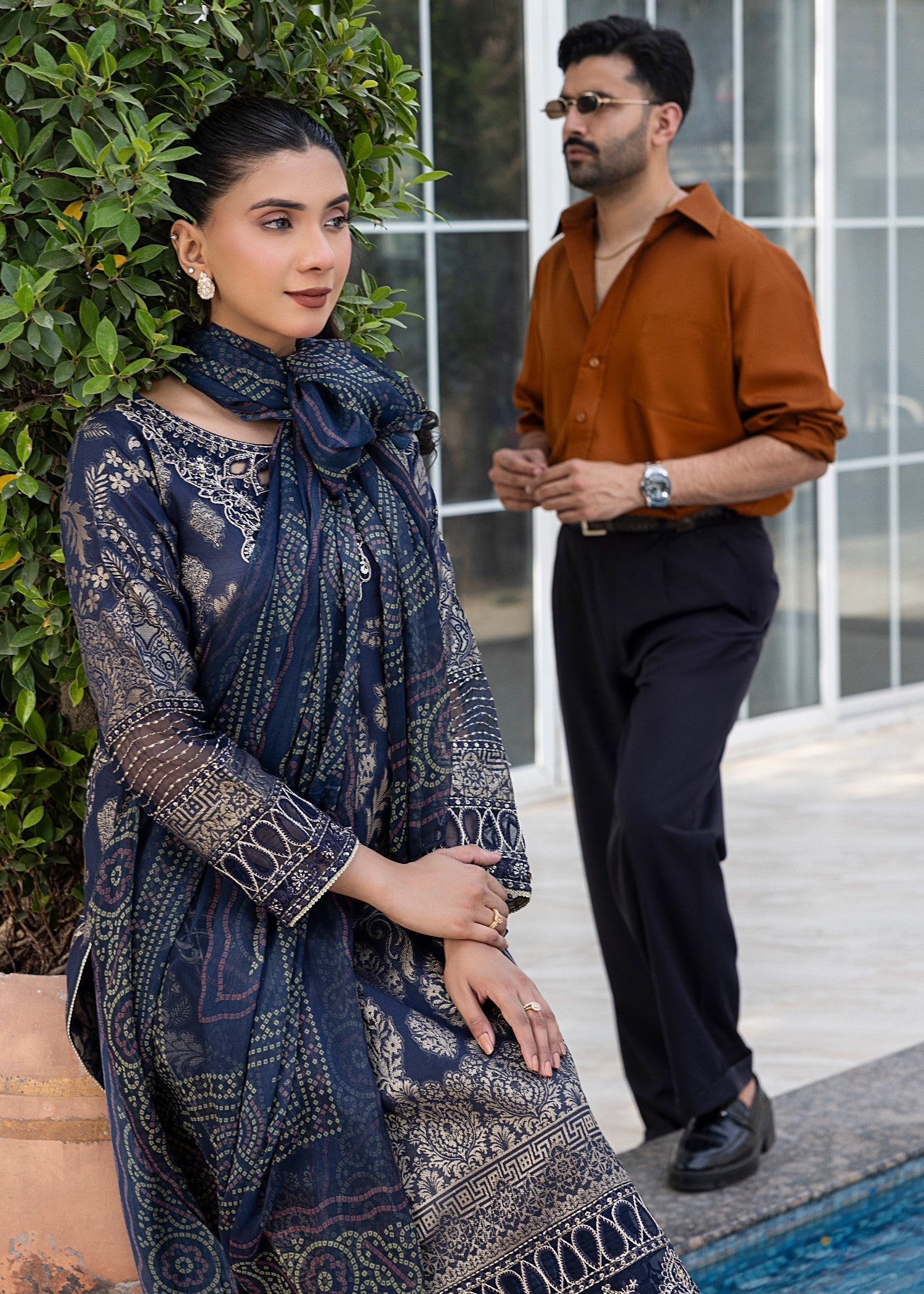 Zuri NUREH JK 17 NAVY BLUE Women 3pcs