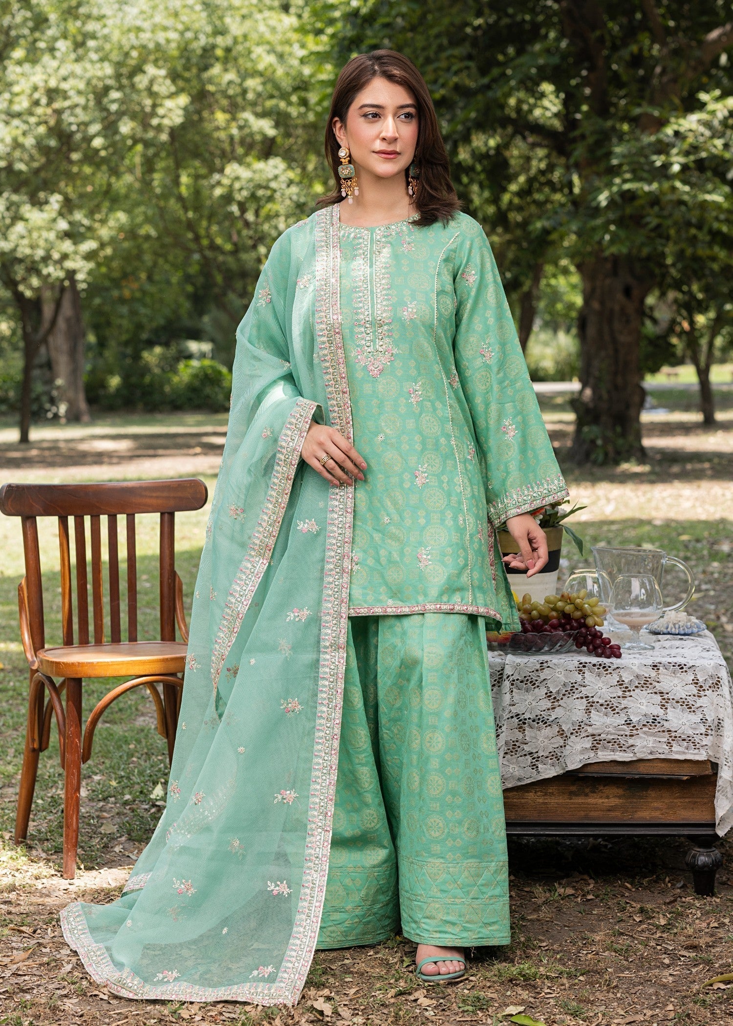 Zuri GULZAR ZP 08 MOSS GREEN Women 3pcs