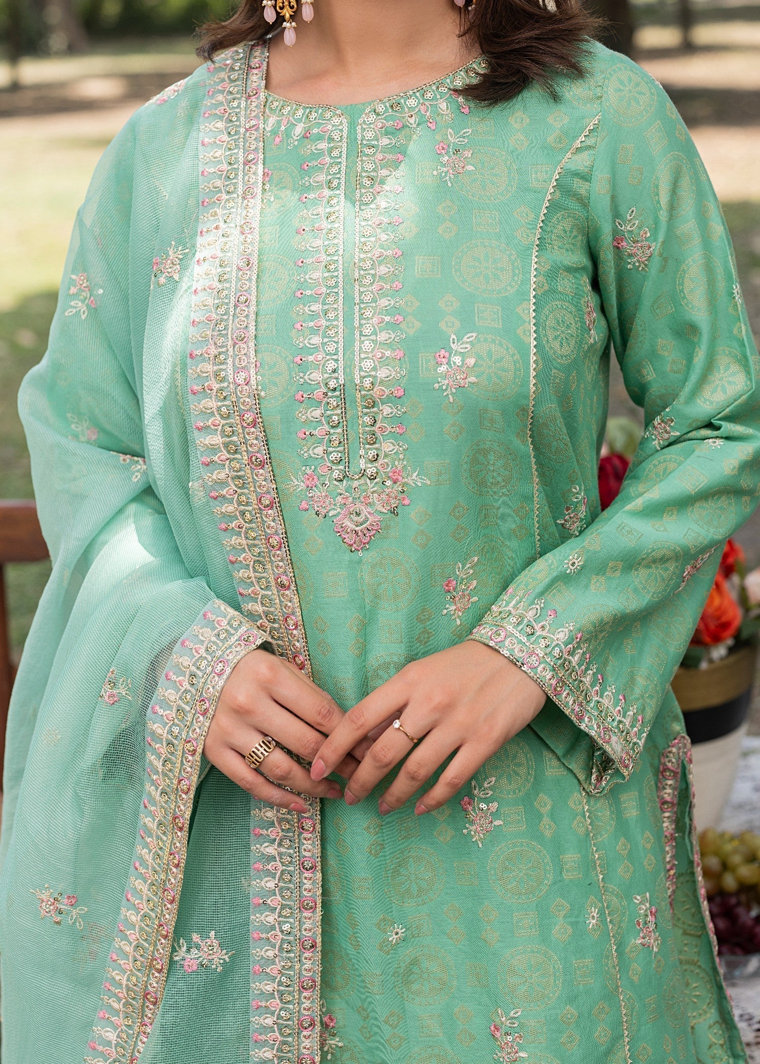 Zuri GULZAR ZP 08 MOSS GREEN Women 3pcs