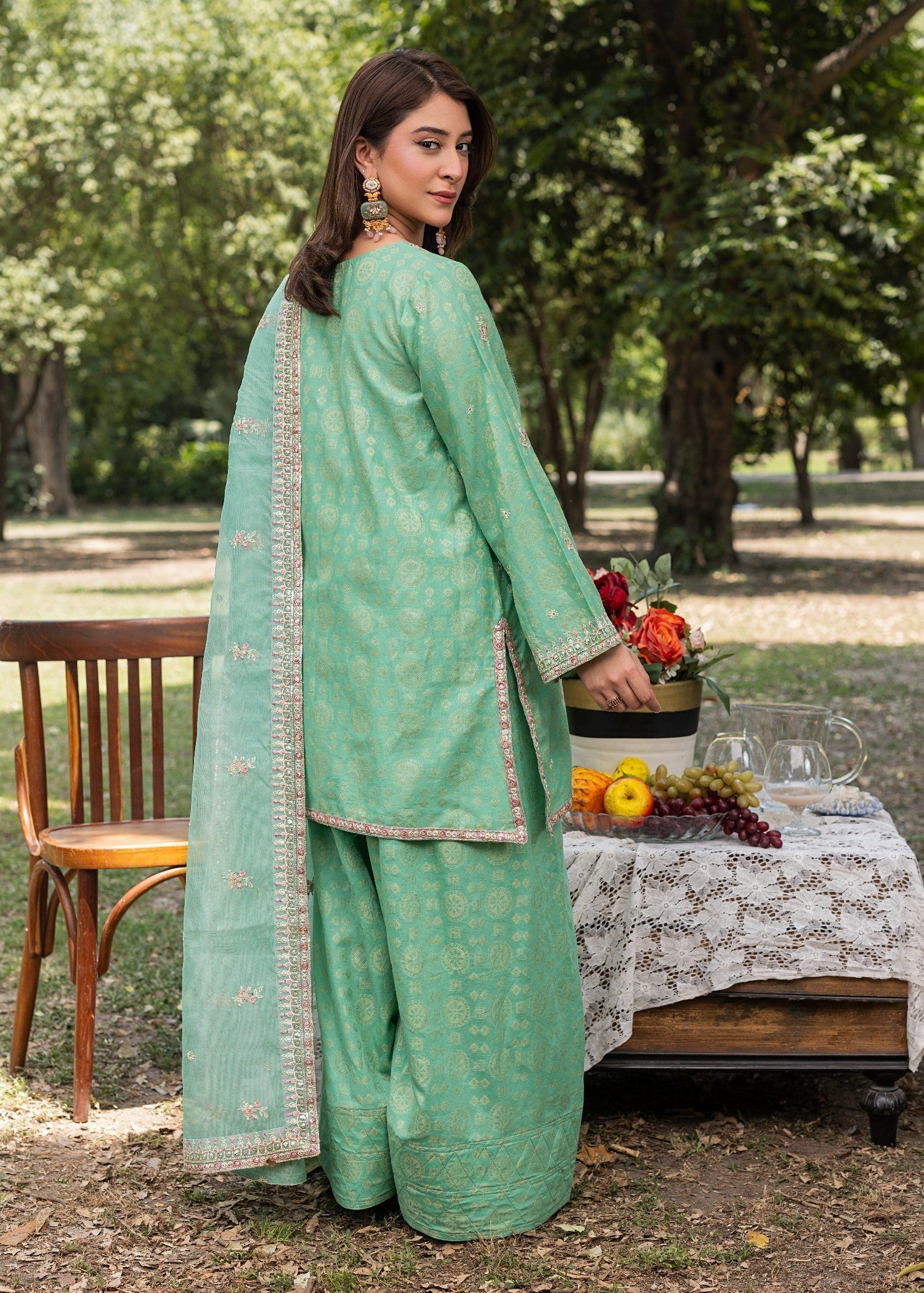 Zuri GULZAR ZP 08 MOSS GREEN Women 3pcs