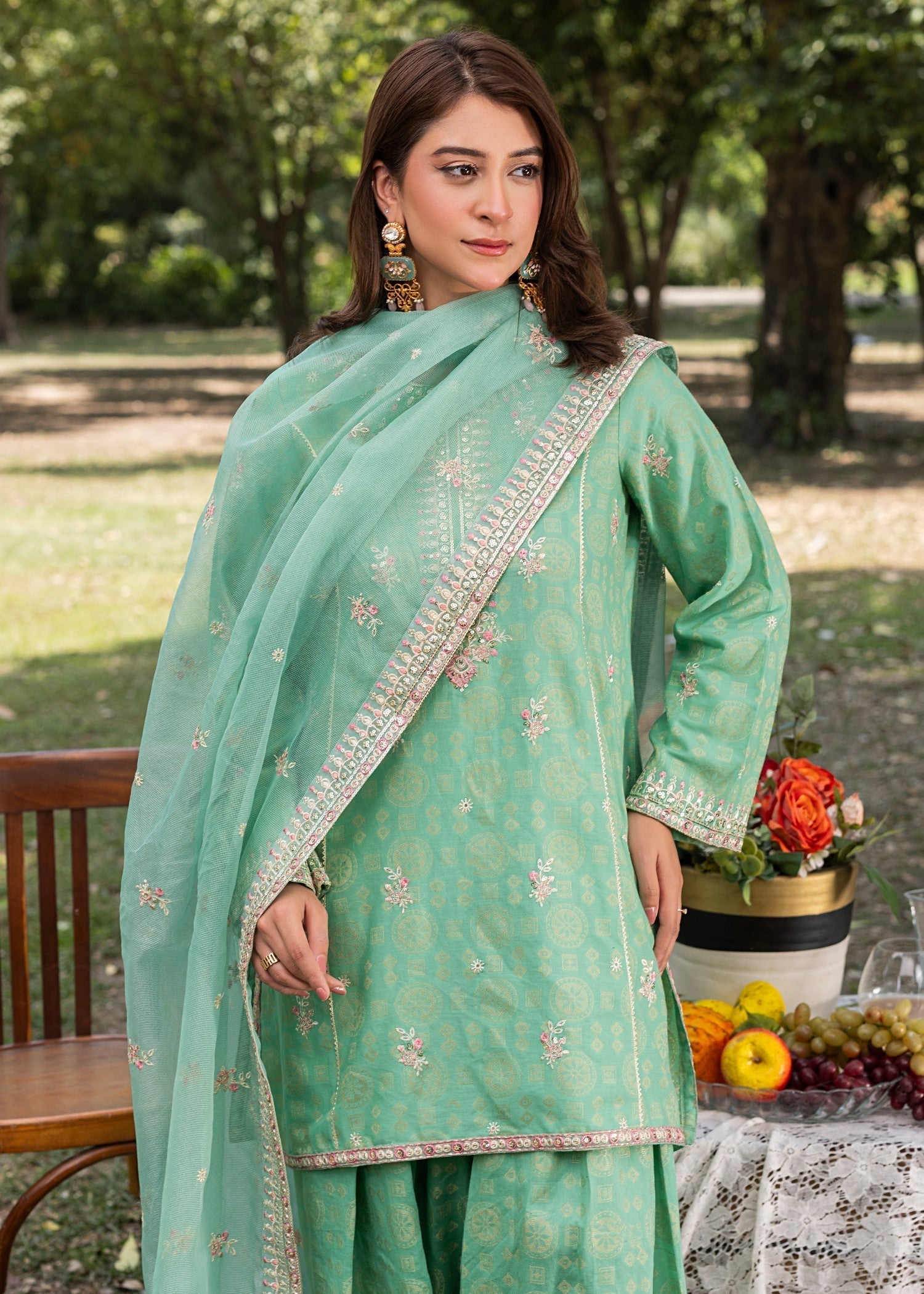 Zuri GULZAR ZP 08 MOSS GREEN Women 3pcs