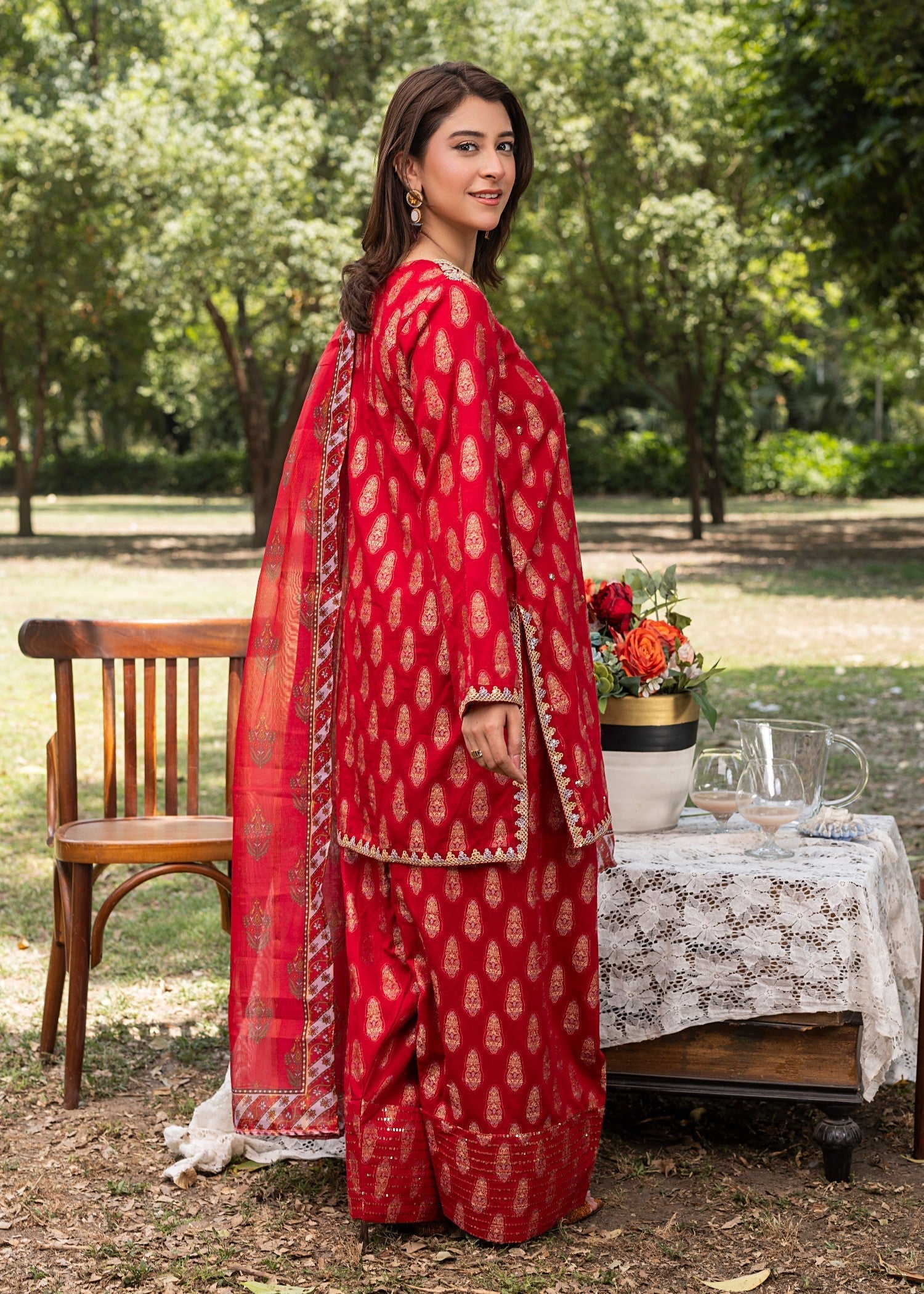 Zuri NAZNEEN ZP 05 RED Women 3pcs