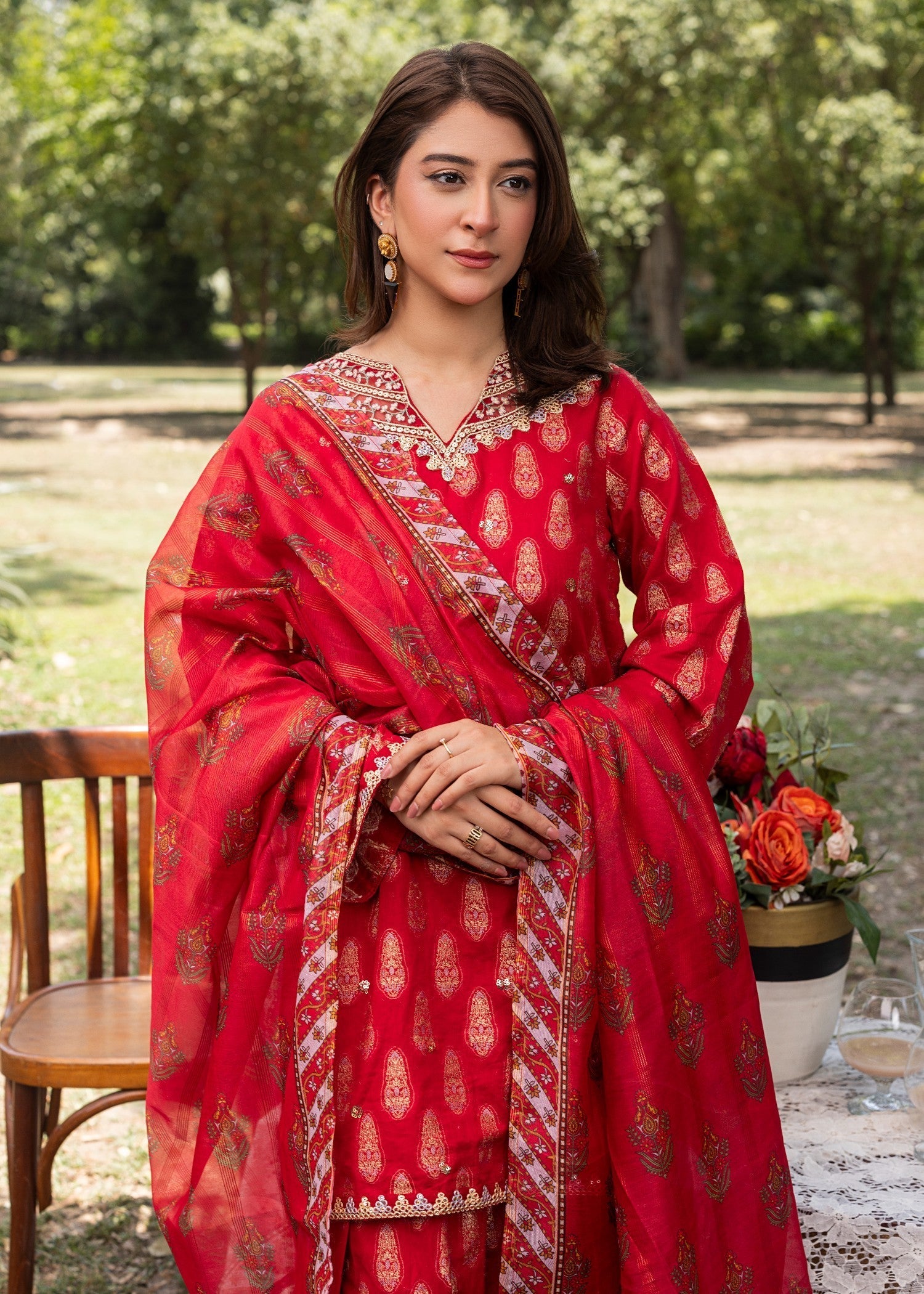 Zuri NAZNEEN ZP 05 RED Women 3pcs