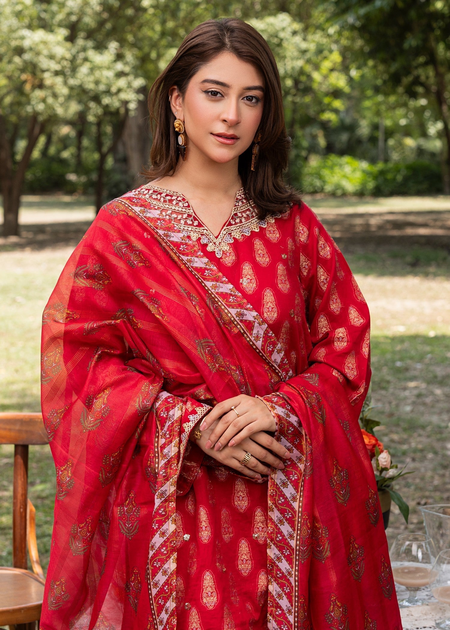 Zuri NAZNEEN ZP 05 RED Women 3pcs