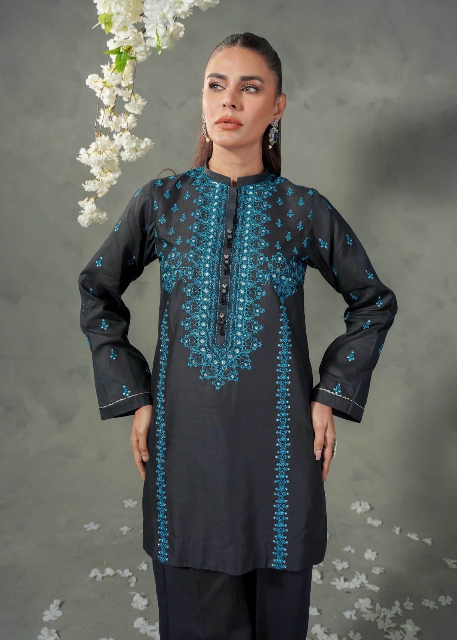 Mayal Feroze ZC 925 24 Black Women 3pcs