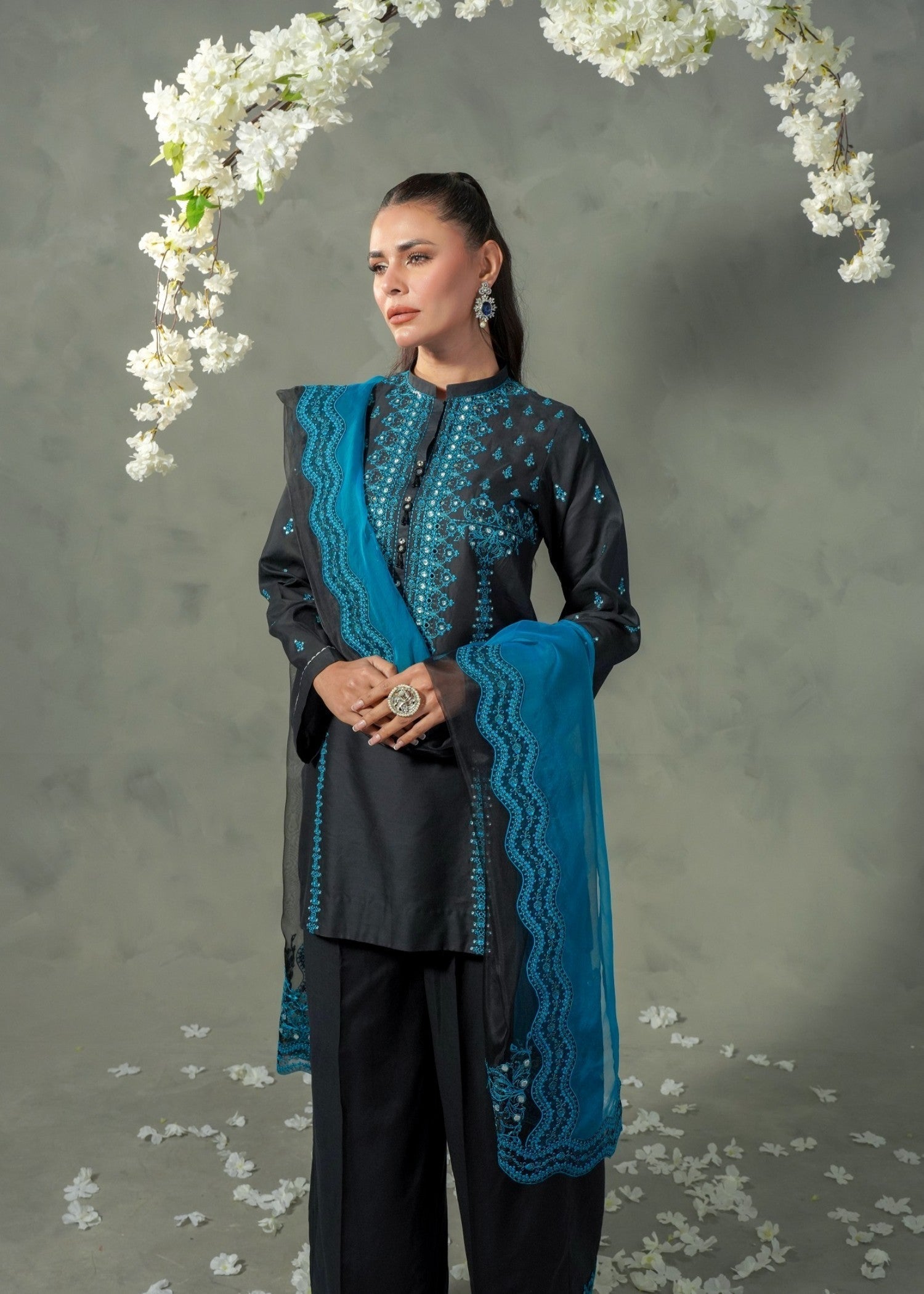 Mayal Feroze ZC 925 24 Black Women 3pcs