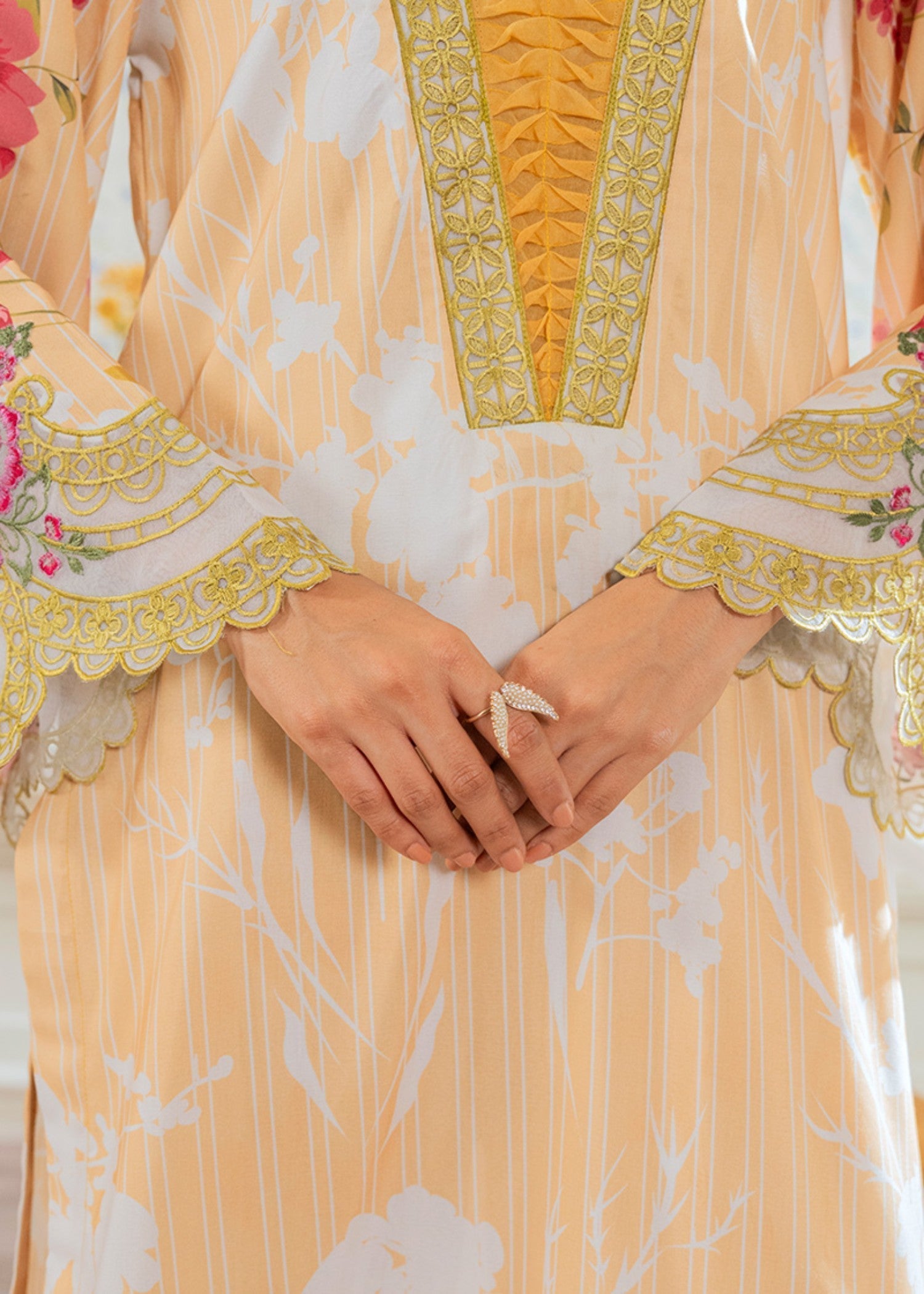 Kross Kulture Digital Print and Embroidered Silk Lawn 01661 Women 2pcs