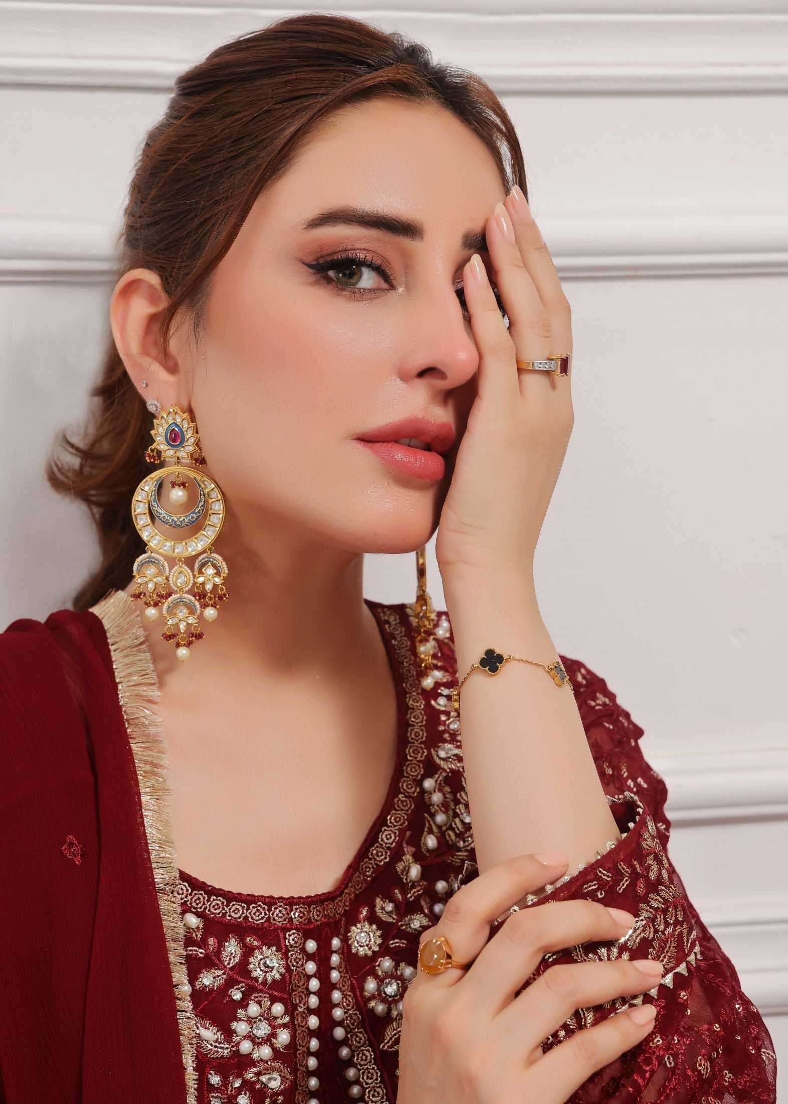 Alsiyab Raani Maroon Women 3pcs