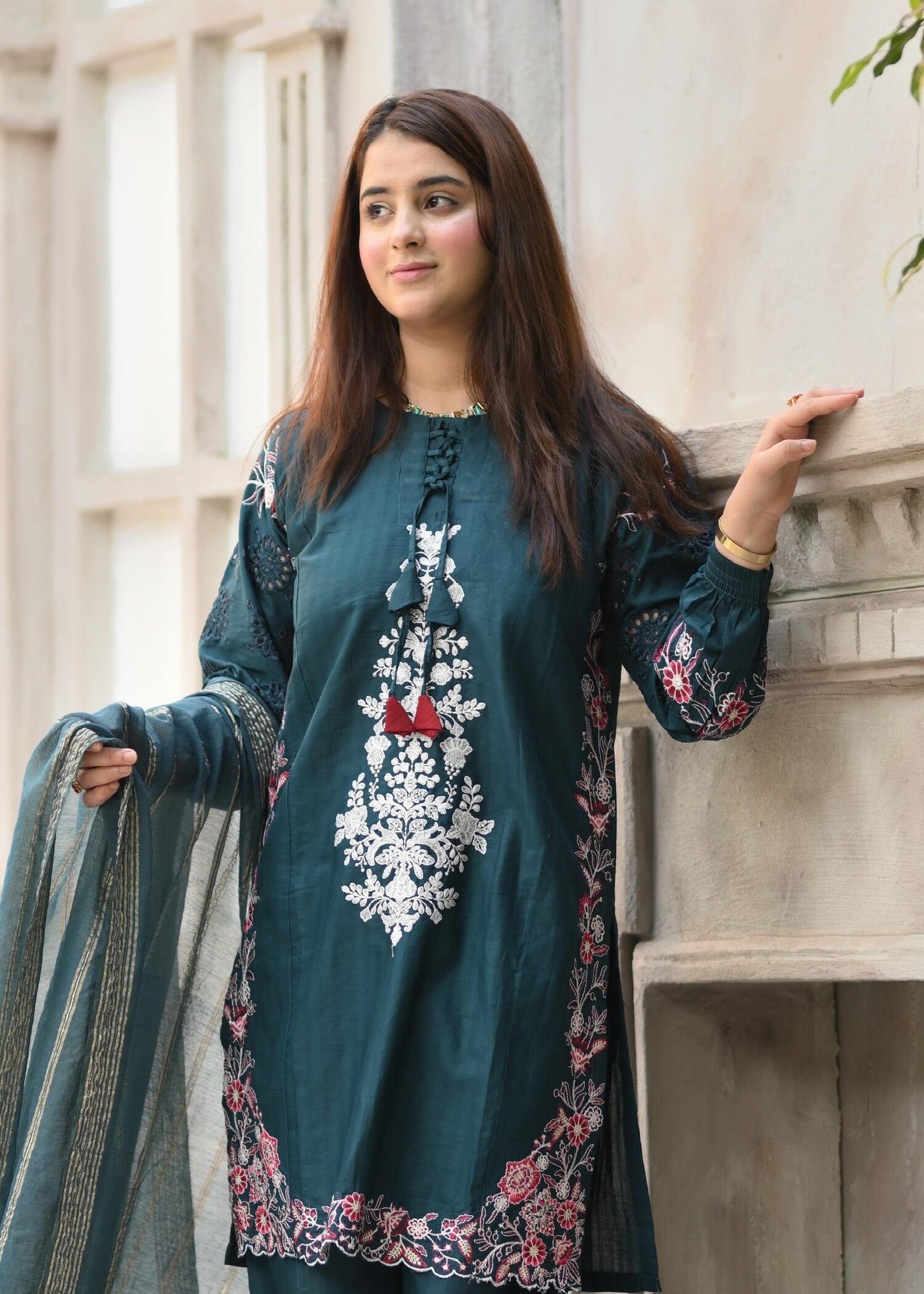 Four Season Boutique SUNSHINE COTTON SEA GREEN Women 3pcs