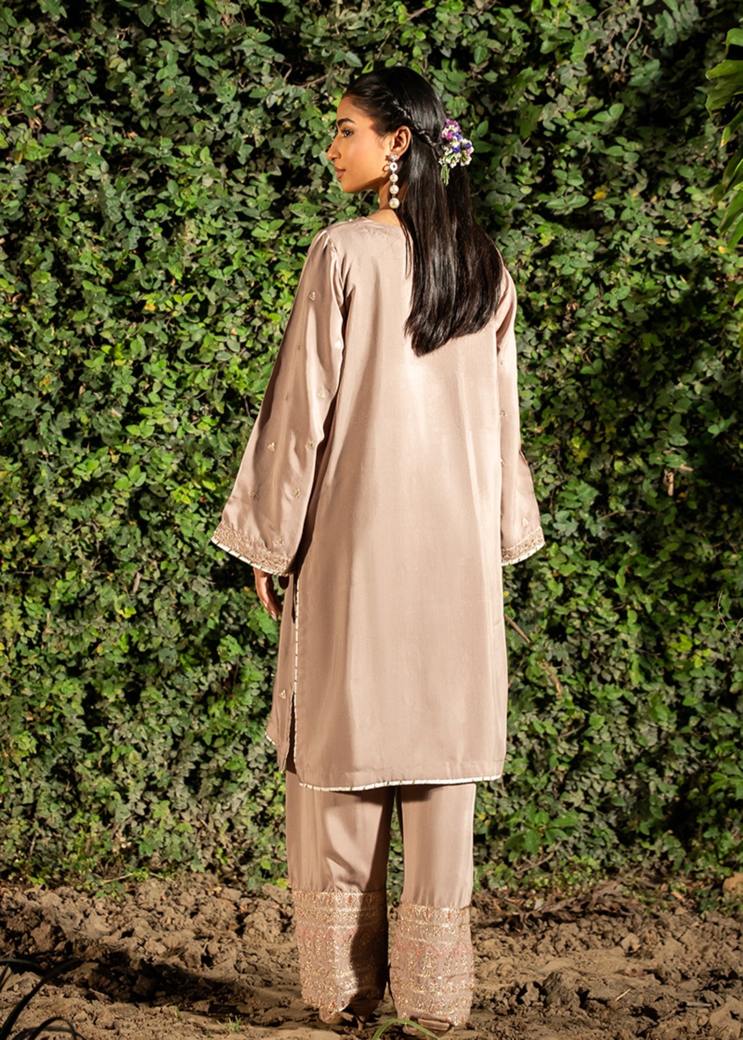 Kross Kulture Embroidered Viscose Suit 79 Women 2pcs