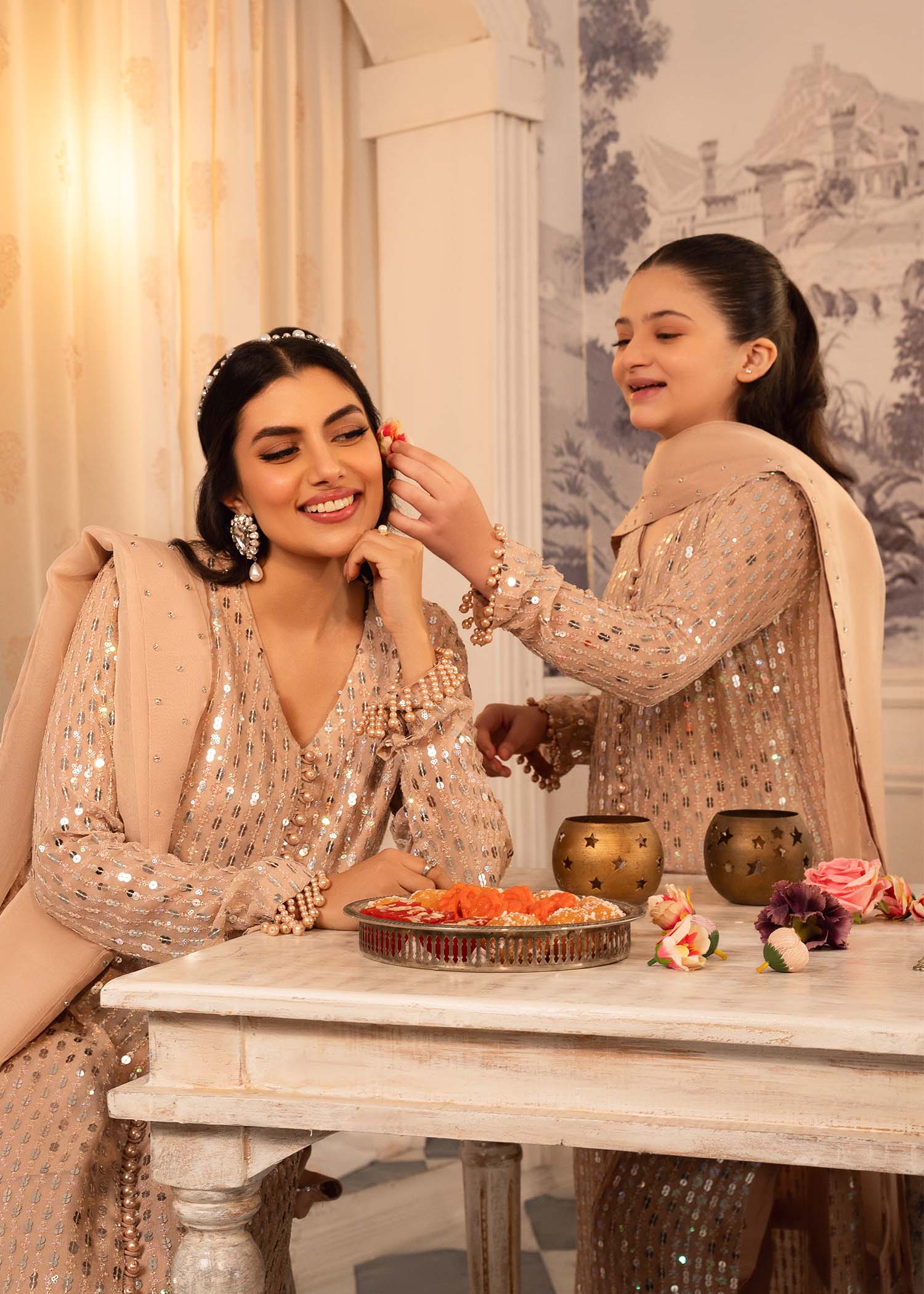 Rang-e-Haya Risma (Clay Beige) Women 4pcs