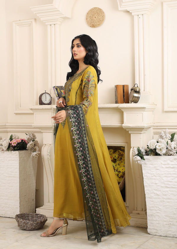 Pehnawa By Bin Akram’s GILDED GARDEN CHIFFON Women 3pcs